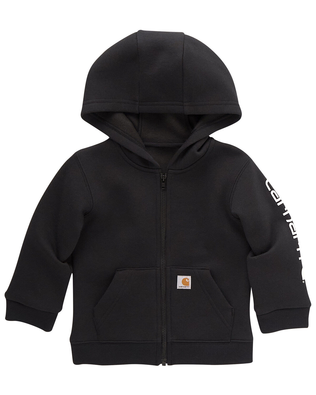 Boys' Carhartt Toddler Logo Zip-Up Long Sleeve Hooded Jacket
