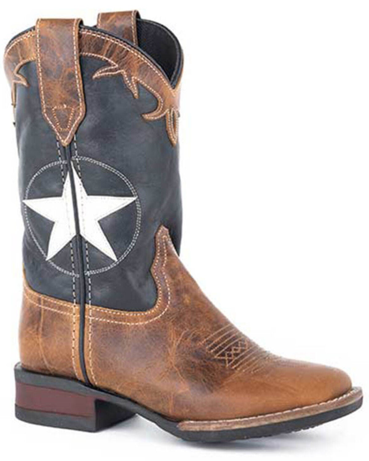 Boys' Roper Monterey Star Western Boots - Broad Square Toe