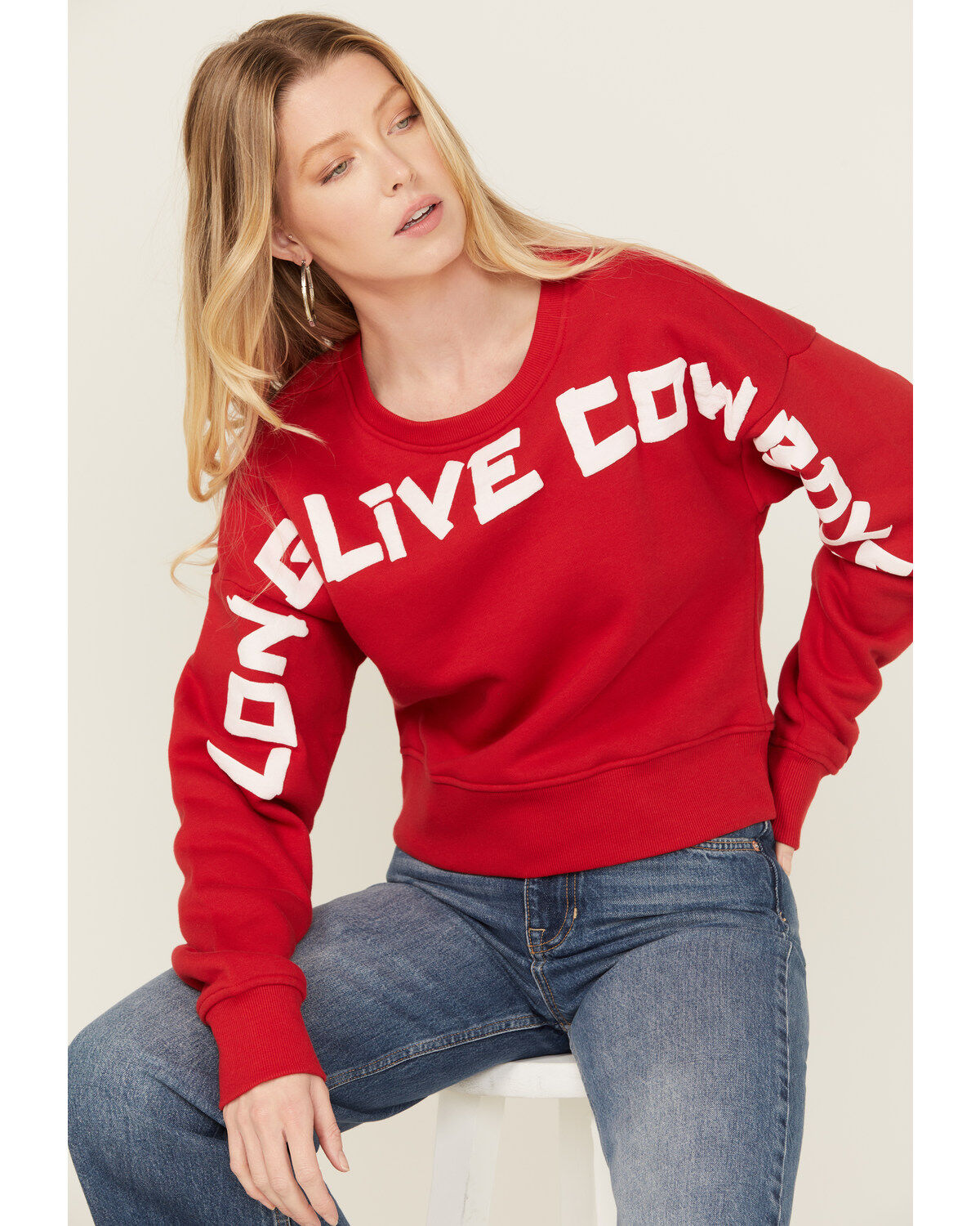 Women's Wrangler Retro Long Live Cowboys Pullover