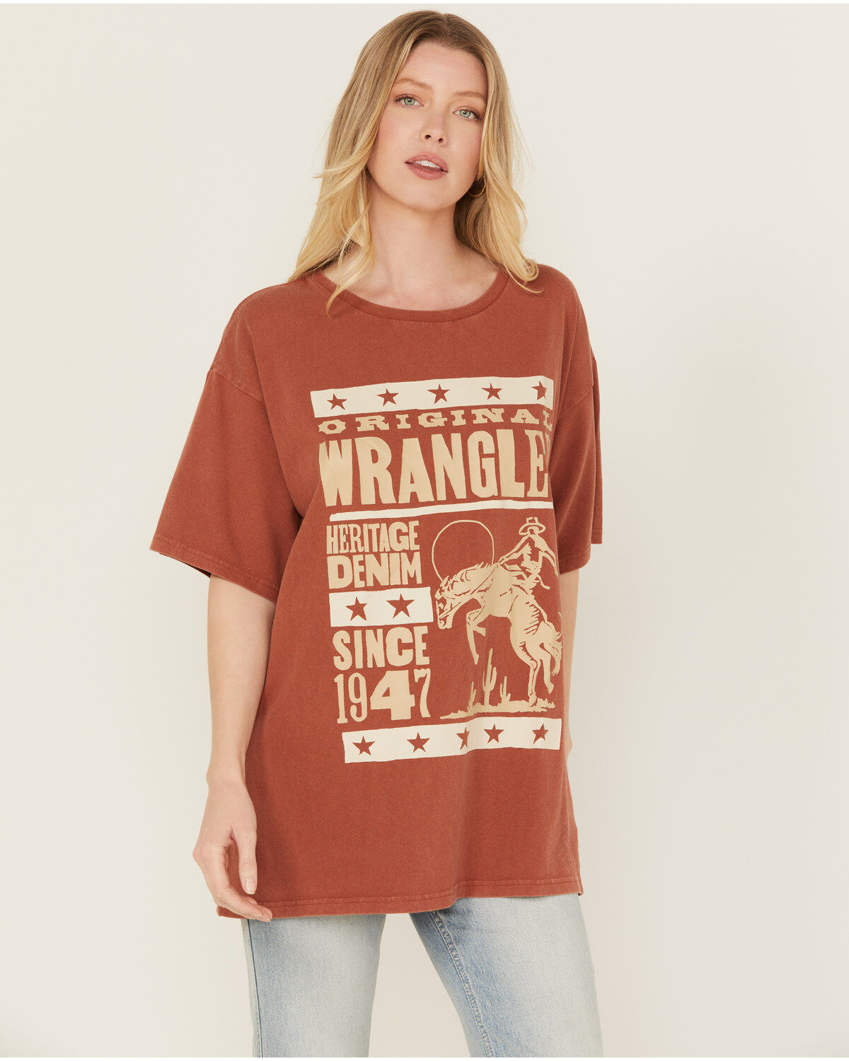 Women's Wrangler OG Cowboy Logo Short Sleeve Graphic Tee
