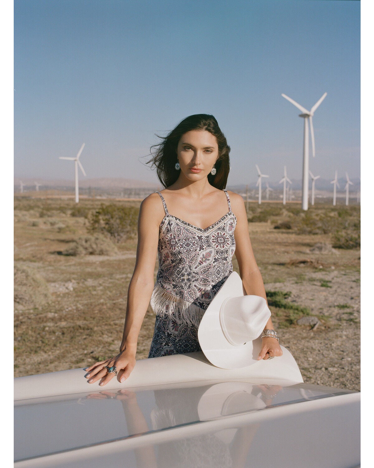 Women's Idyllwind Clemons Printed Studded Fringe Tank