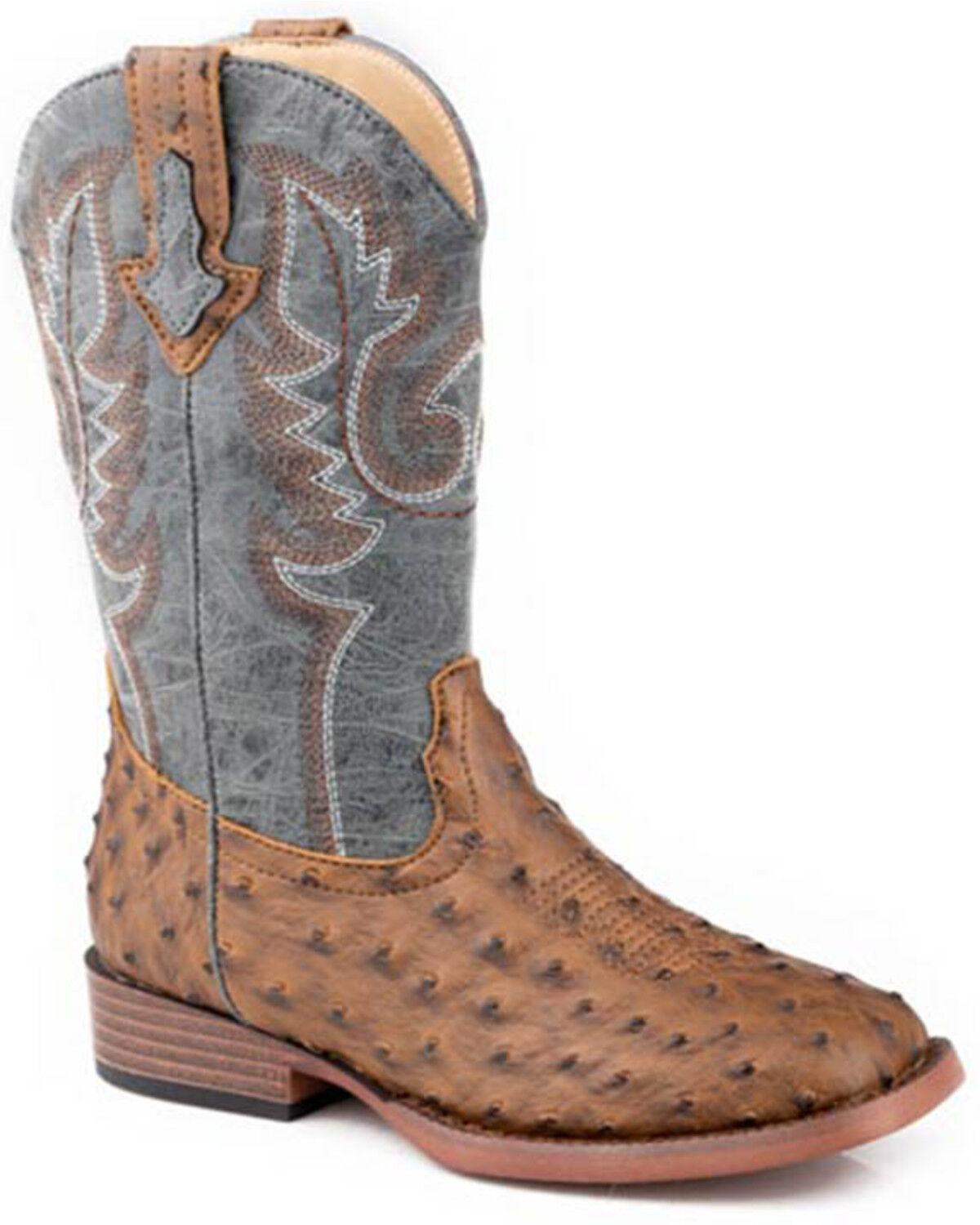 Boys' Roper Bumps Western Boots - Broad Square Toe