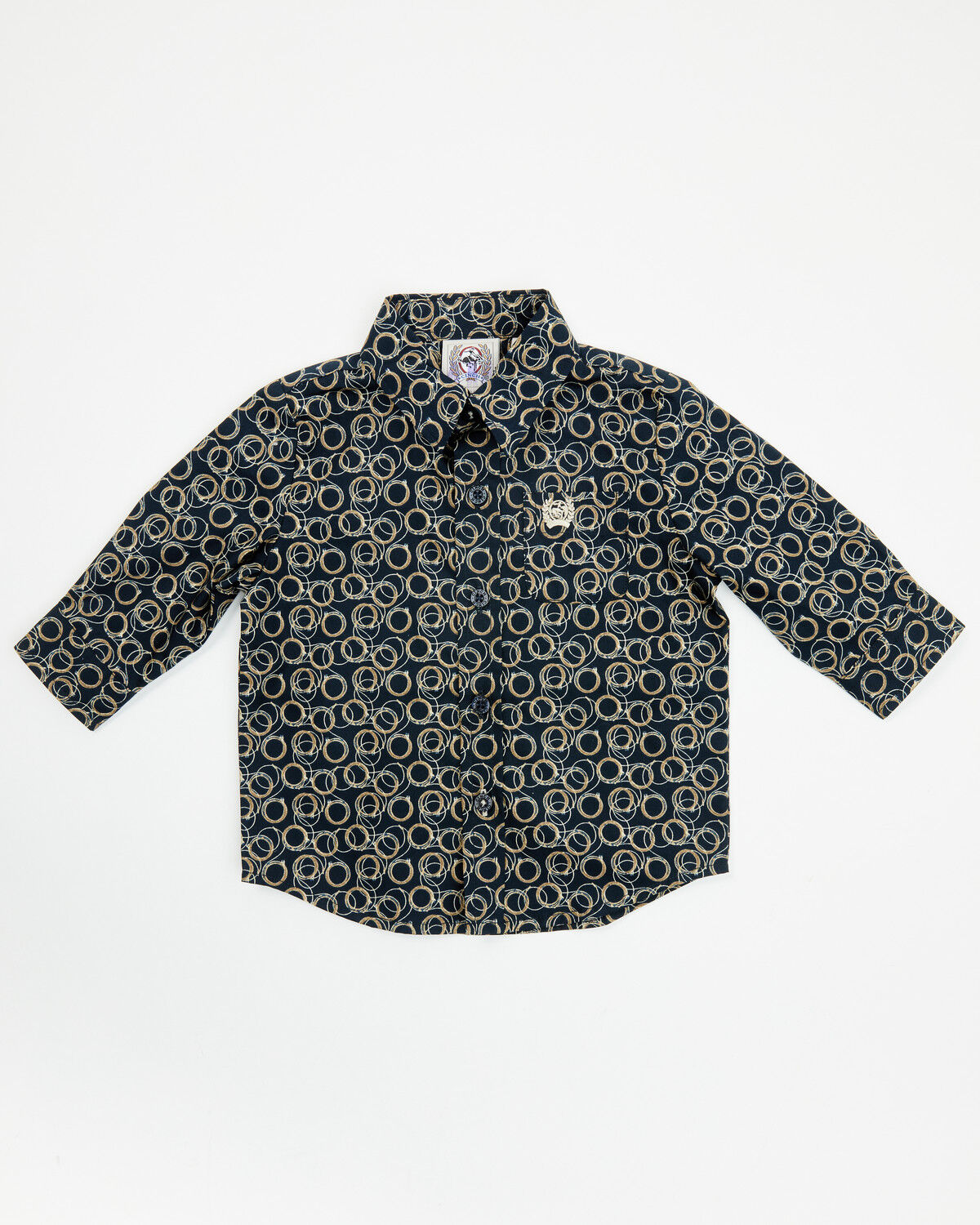 Boys' Cinch Infant Geo Print Long Sleeve Button-Down Western Shirt