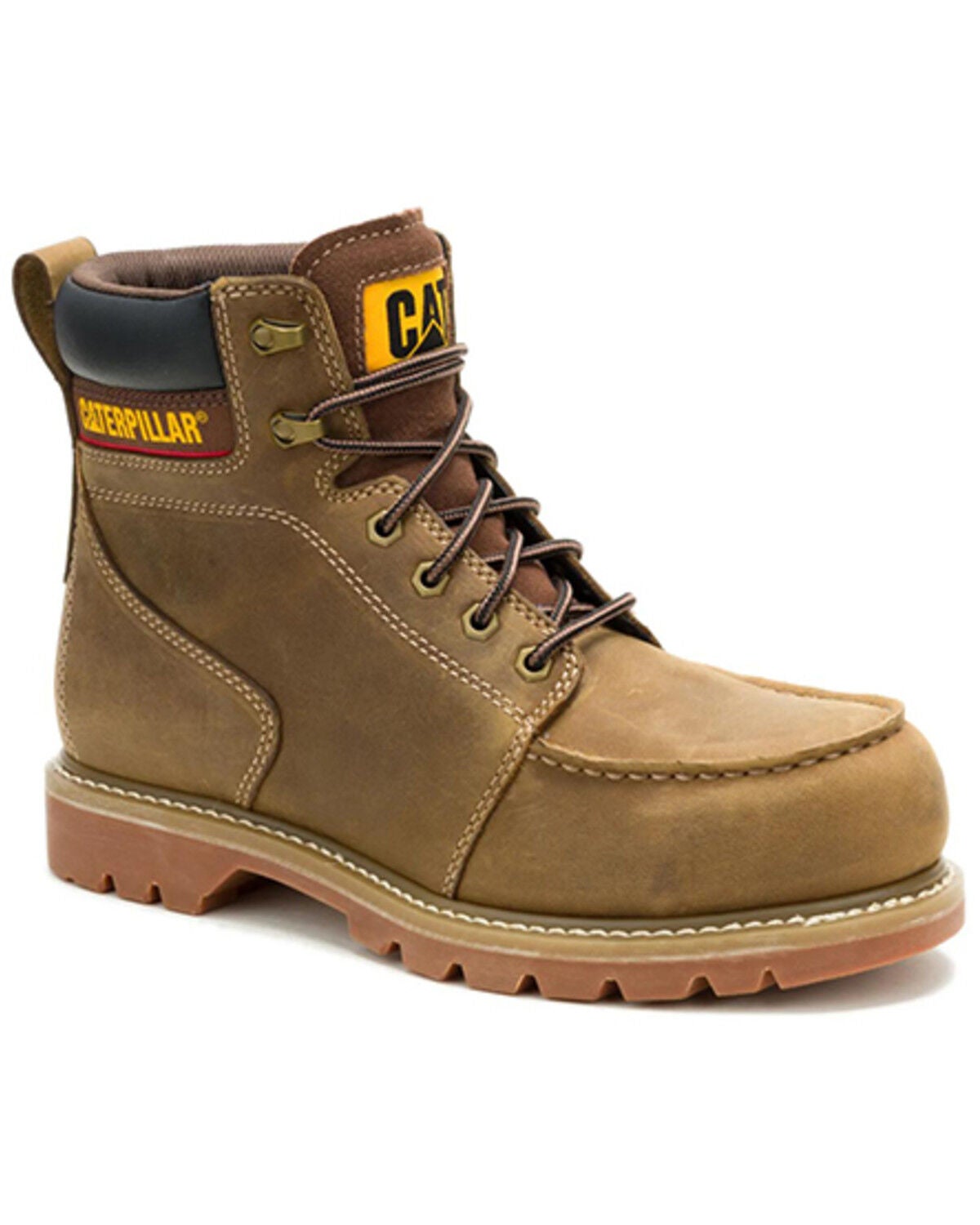 Men's Caterpillar Second Shift Grader Moc Work Boots - Steel Toe