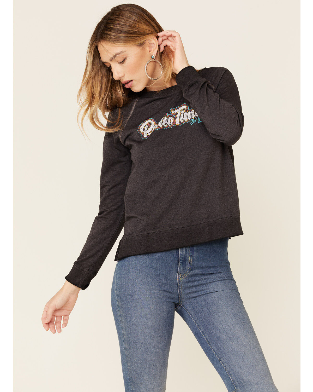 Women's Dale Brisby Rodeo Time Graphic Long Sleeve Top