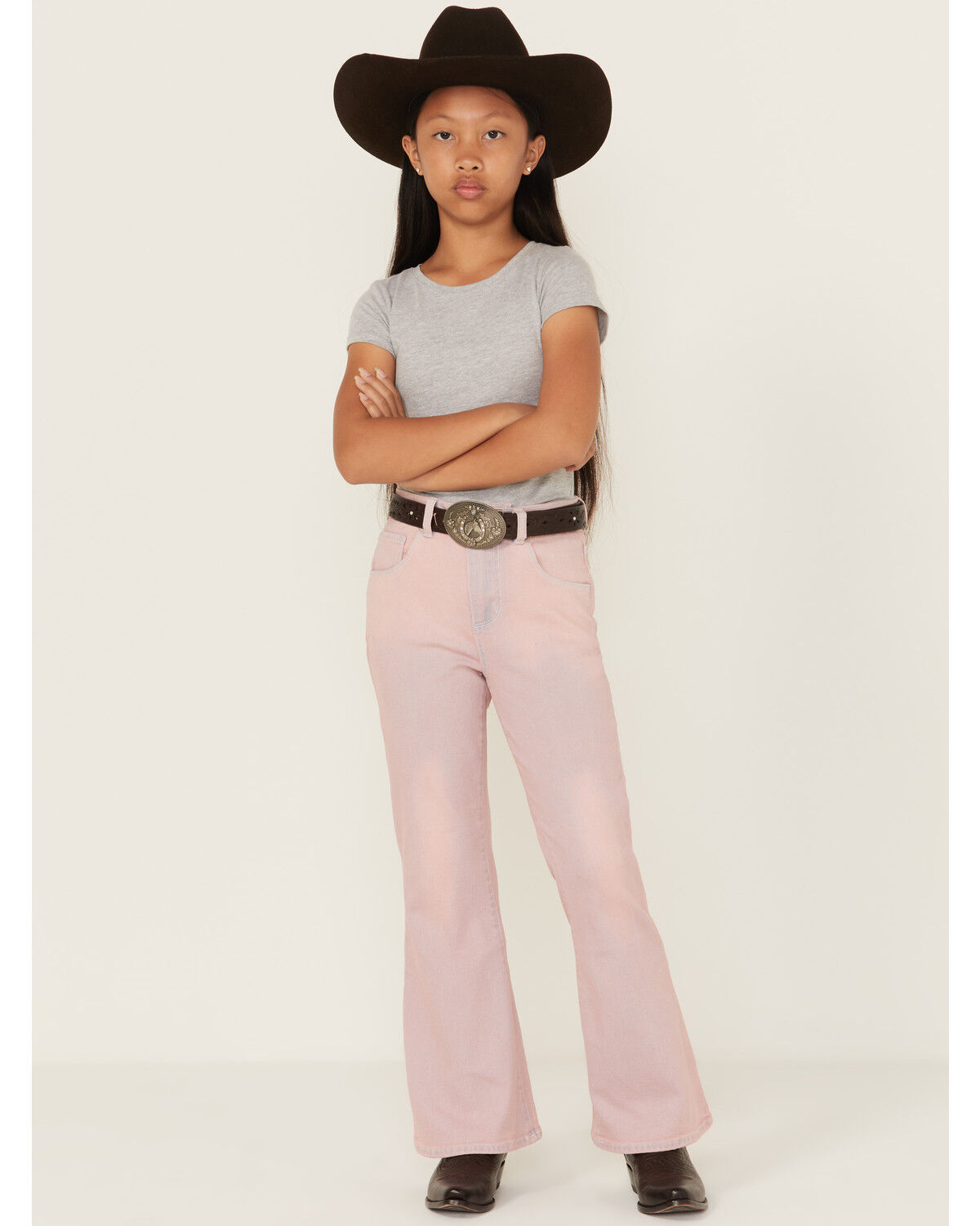 Girls' Sugar California Tinted Flare Stretch Denim Jeans