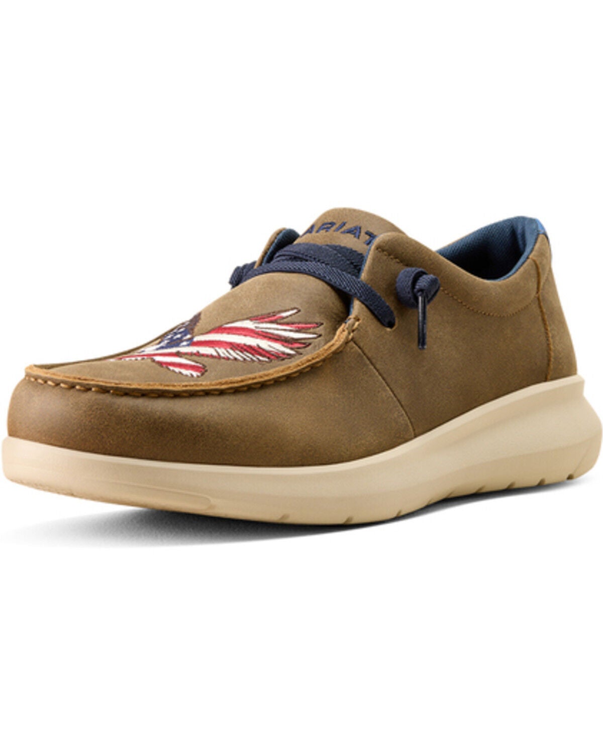 Men's Ariat Hilo Patriotic Casual Shoes - Moc Toe