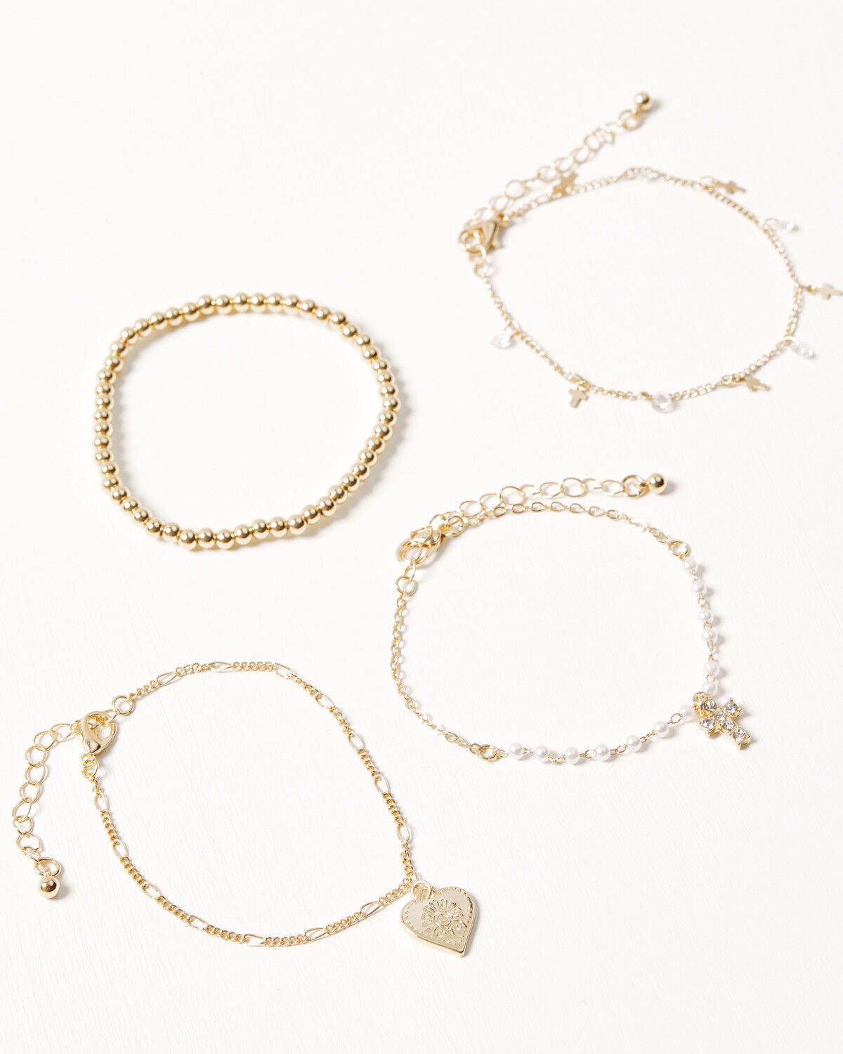 Women's Shyanne Charm Dangle Bracelet Set - 4 Piece