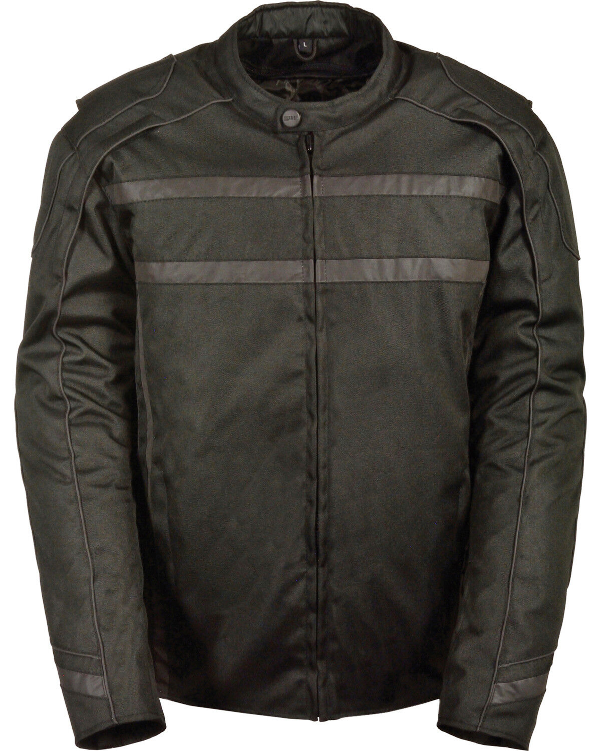 Milwaukee Leather Black Vented Reflective Jacket - Big 5X
