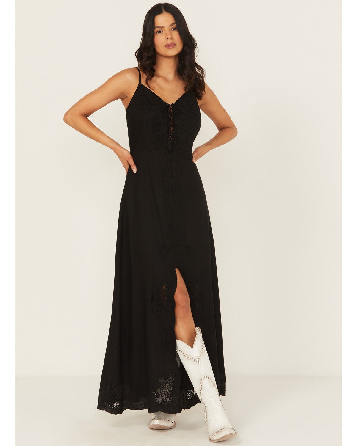 Women's Idyllwind Cut Work Sleeveless Maxi Dress