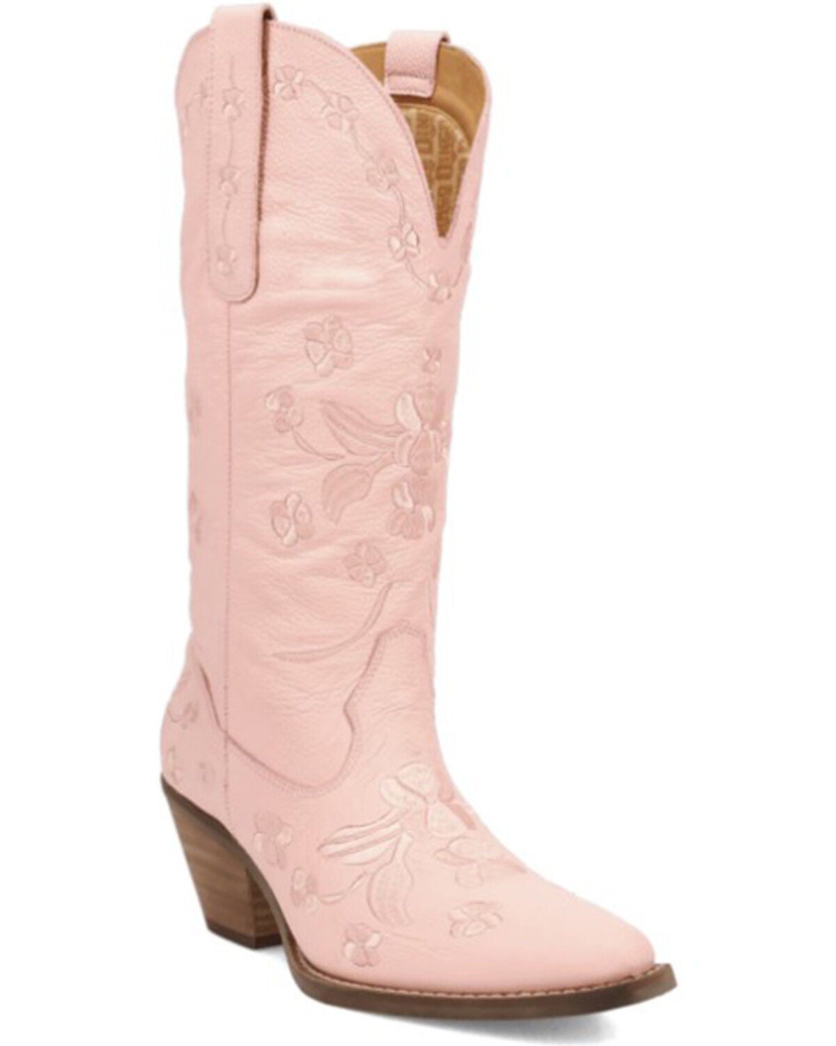 Women's Dingo Love Bug Embroidered Western Boots - Round Toe