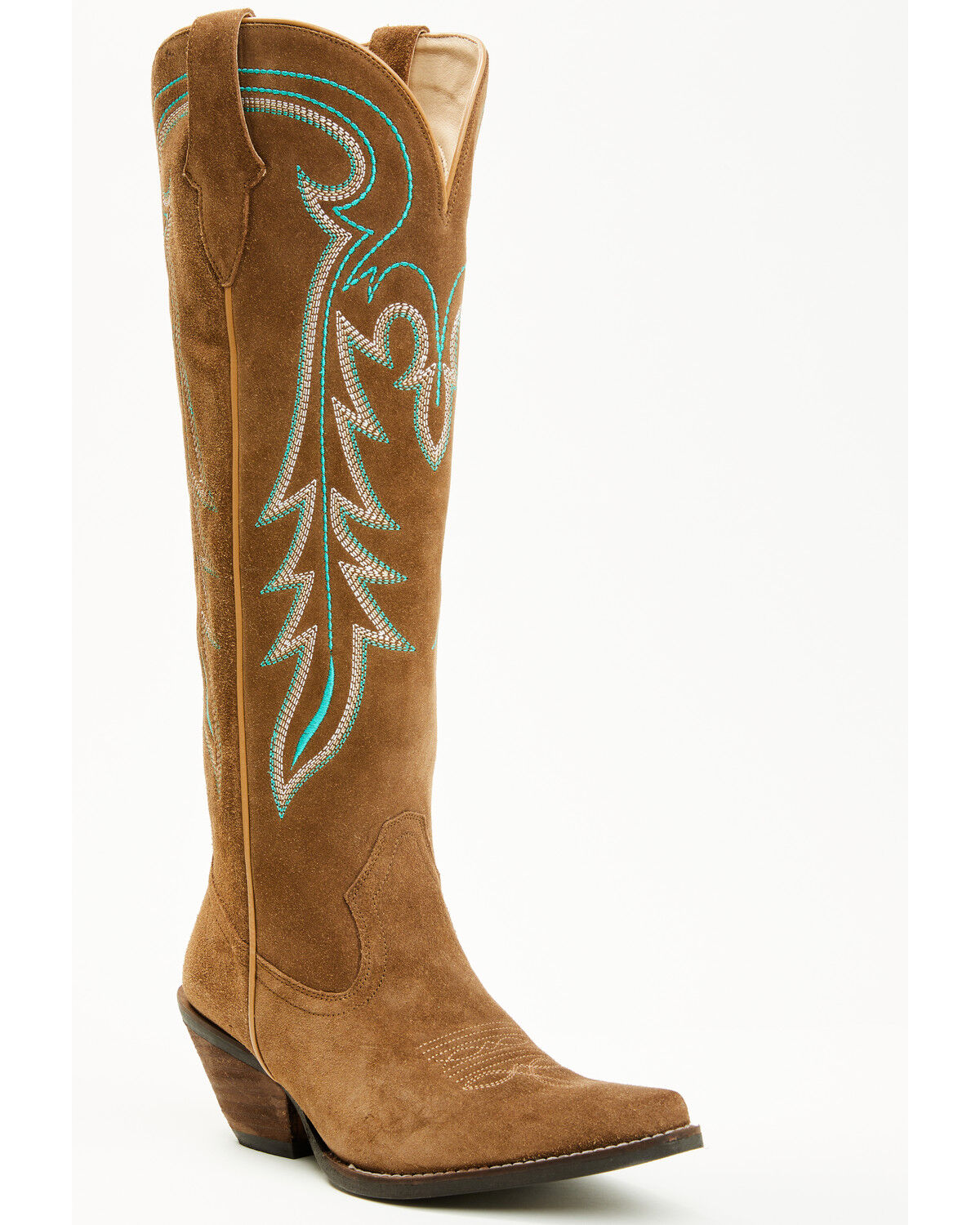 Women's Shyanne Rowan Tall Suede Western Boots - Snip Toe