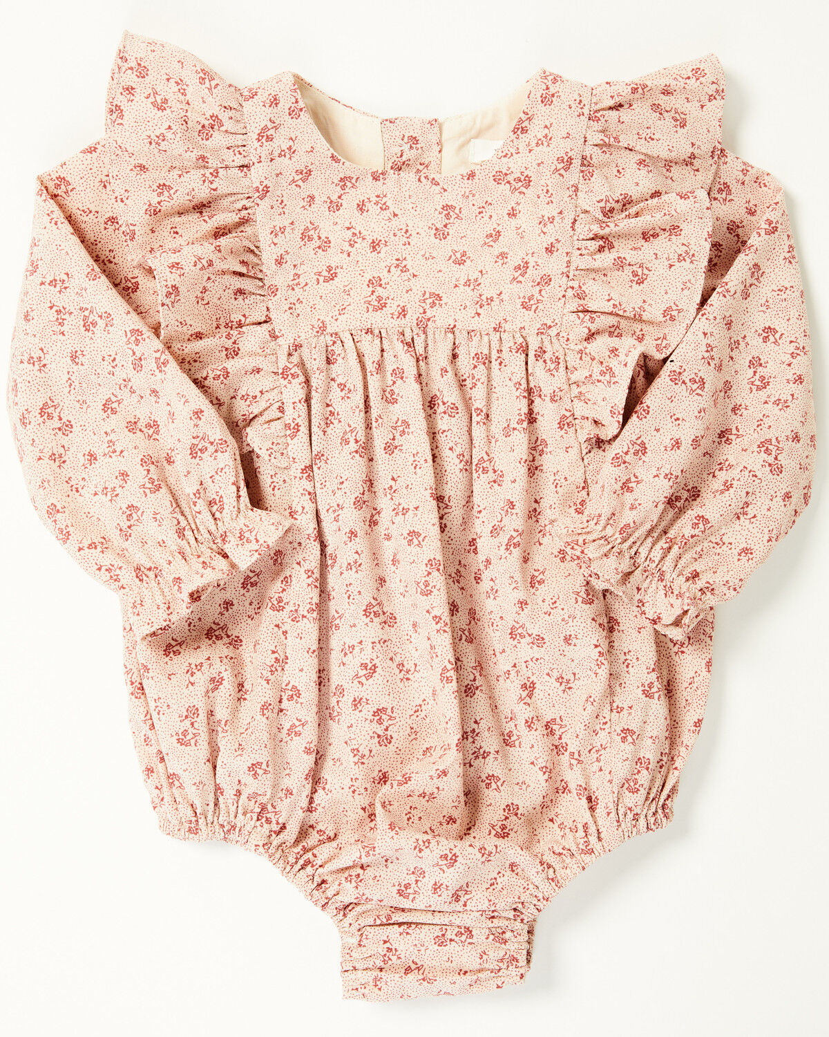 Girls' Yura Infant Floral Print Long Sleeve Snap Onesie