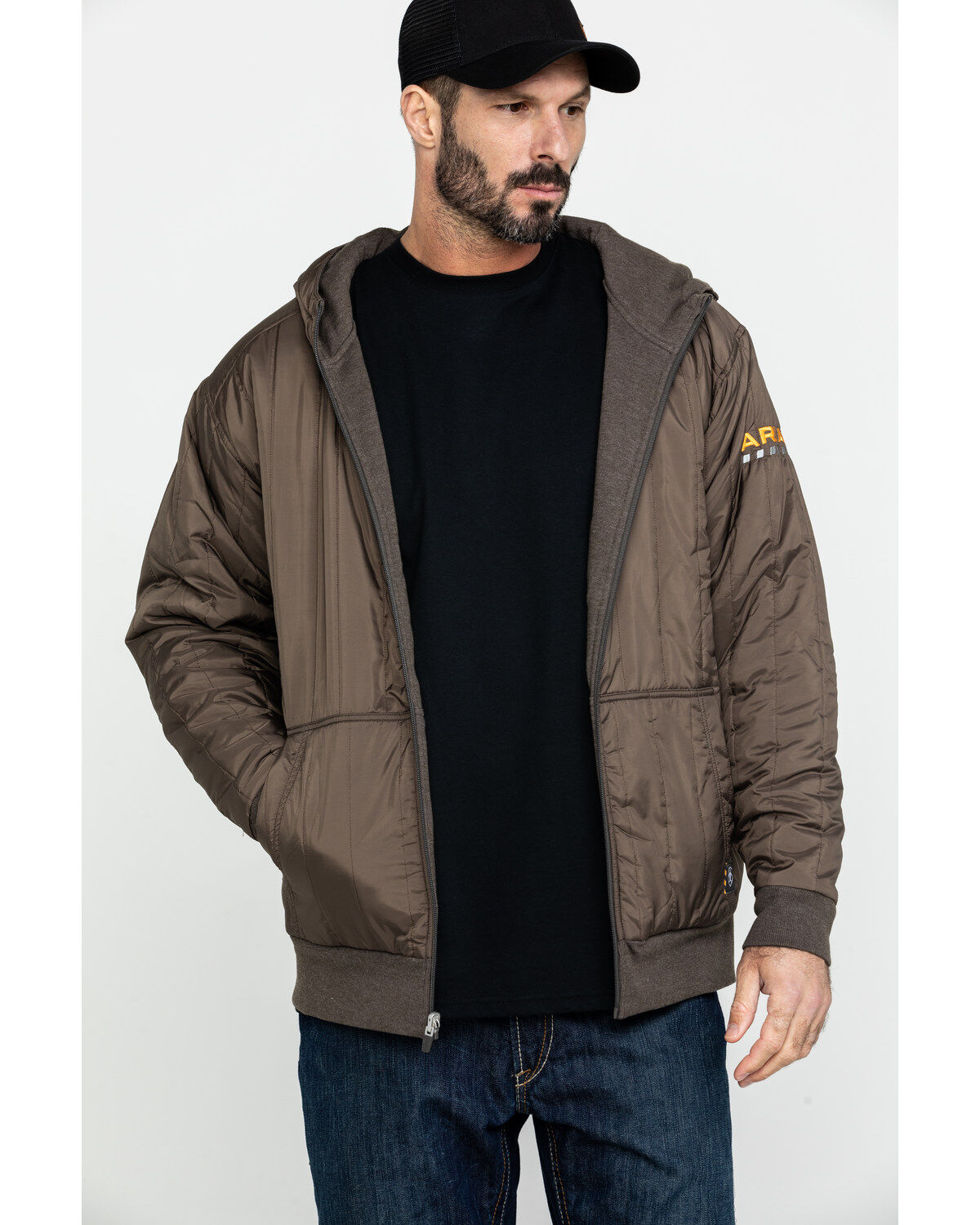 Men's Ariat Rebar Cold Weather Reversible Work Hoodie