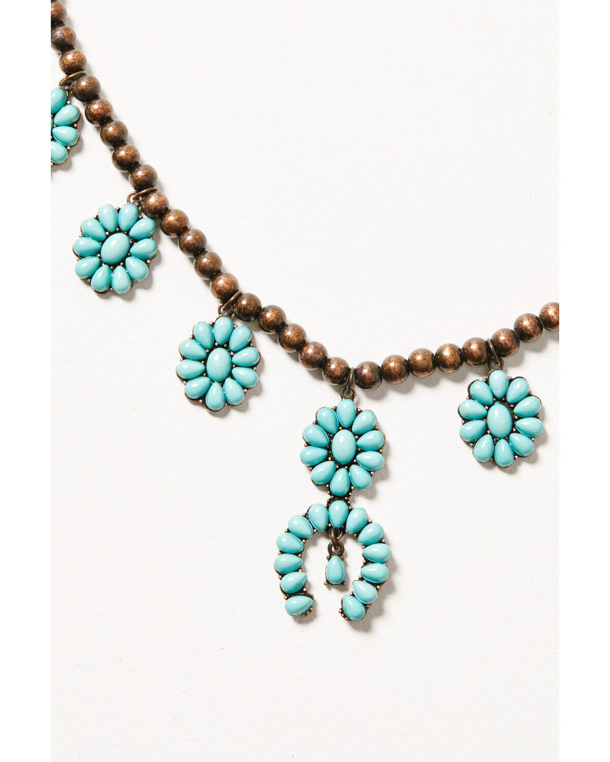 Women's Shyanne Mystic Skies Squash Blossom Beaded Necklace