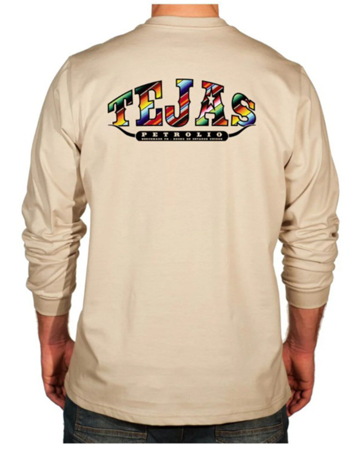 Men's Benchmark FR FR Tejas Petrolio Long Sleeve Graphic Work Shirt