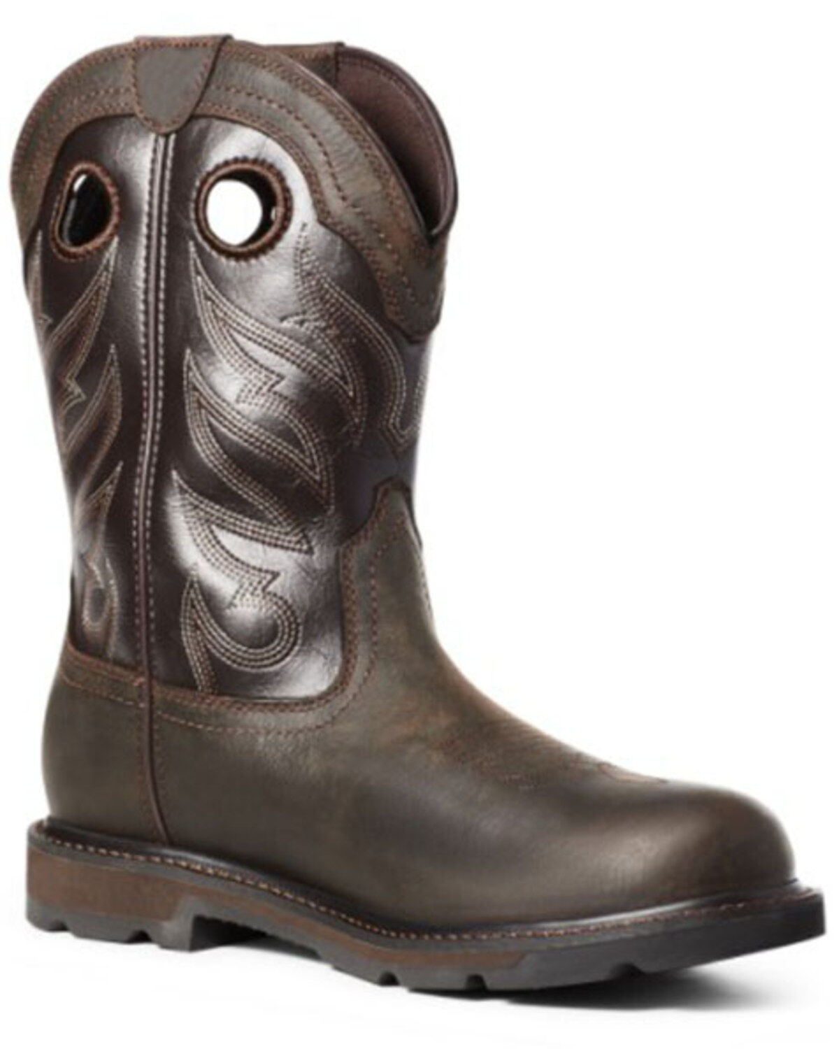 Men's Ariat Groundwork Western Work Boots - Soft Toe