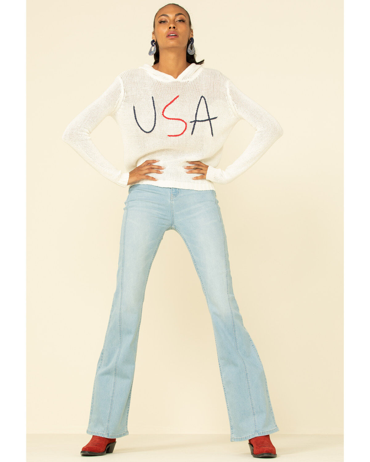 Women's Vintage Havana USA Graphic Hoodie