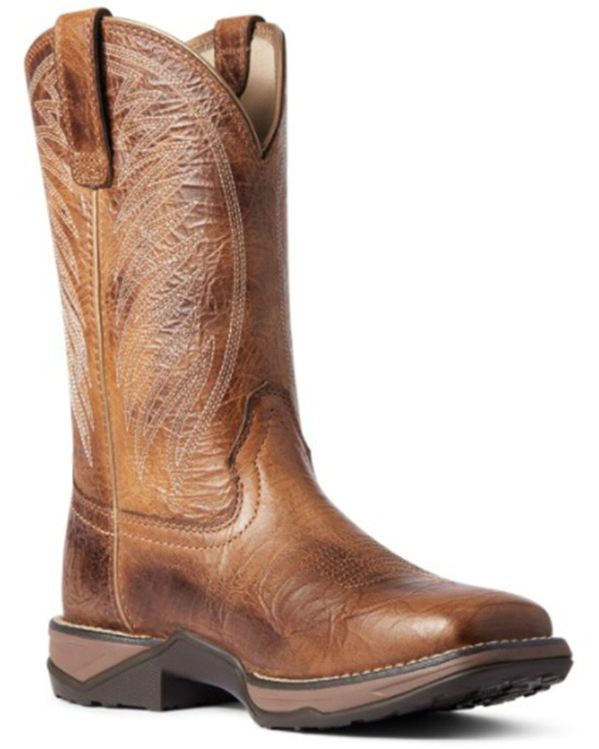 Women's Ariat Crackled Cottage Western Performance Boots - Square Toe