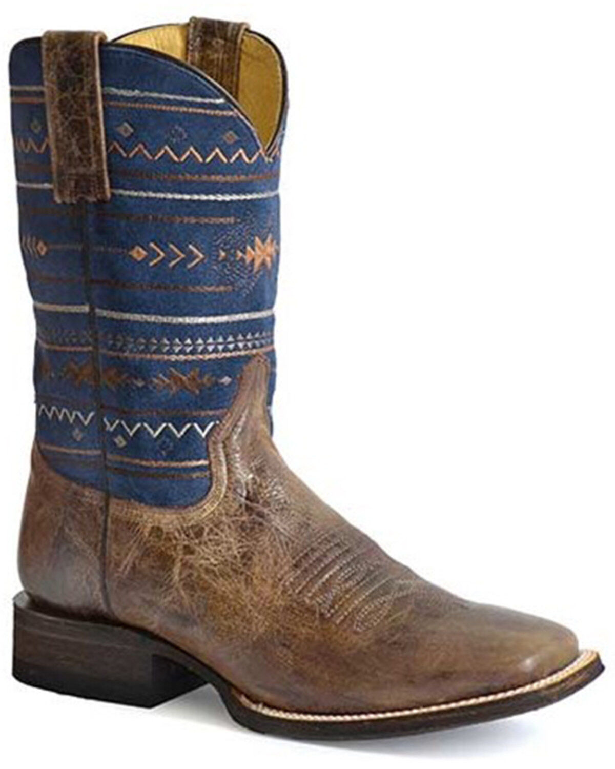 Men's Roper Southwestern II Western Performance Boots - Broad Square T