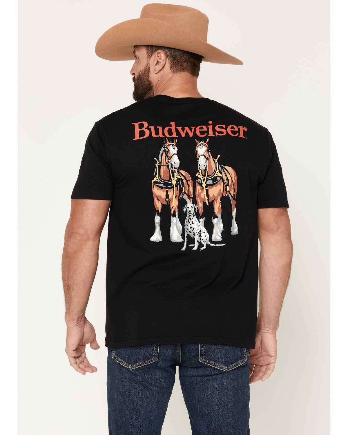 Men's Buckwear Boot Barn Exclusive Budweiser Clydesdales Short Sleeve