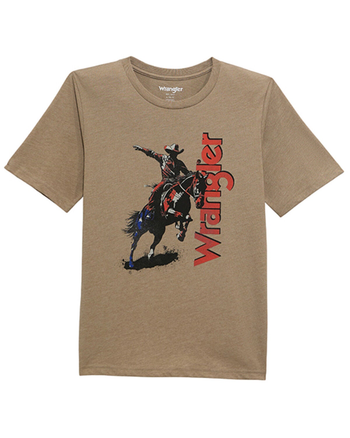 Boys' Wrangler Bucking Bronc Logo Short Sleeve Graphic T-Shirt