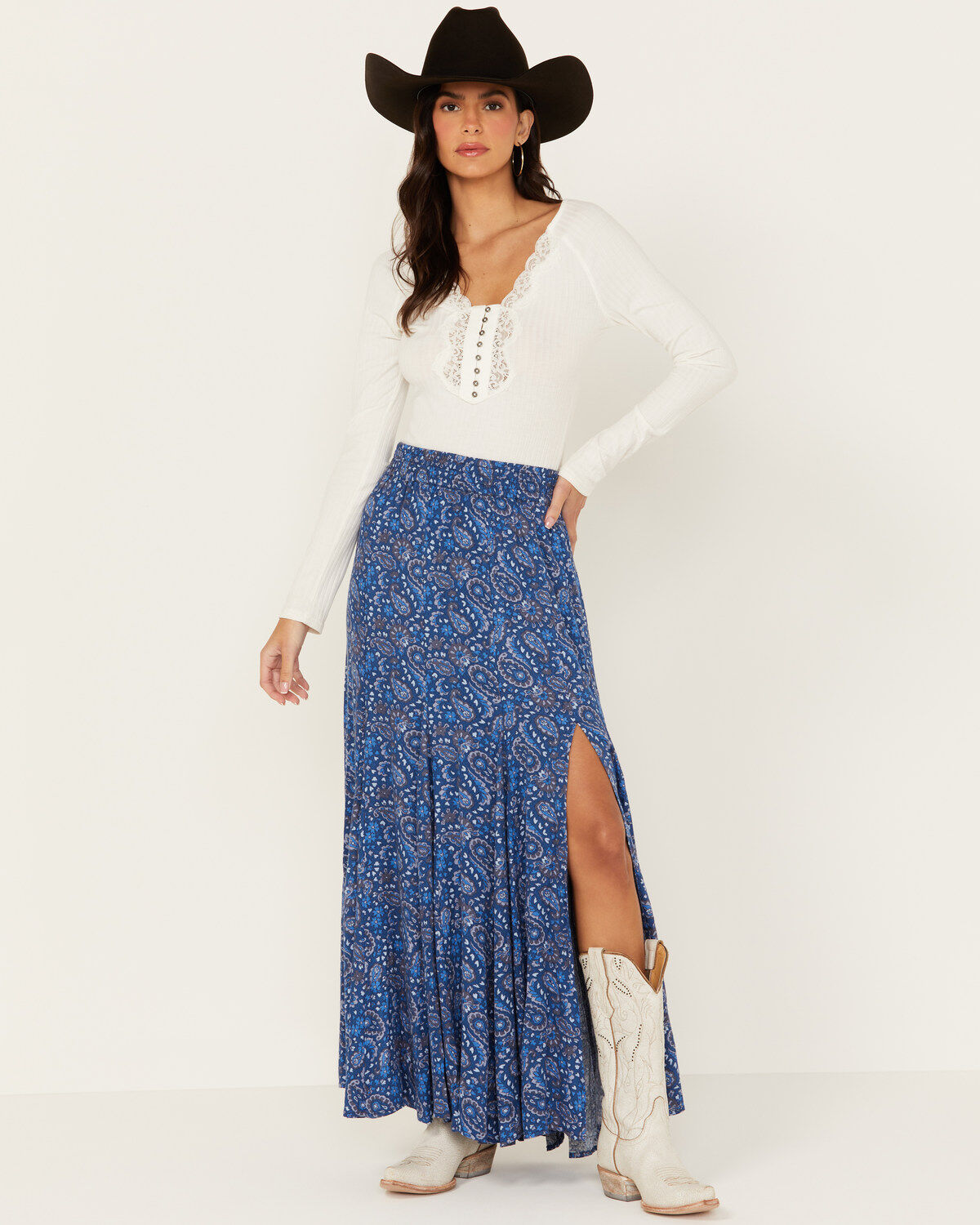 Women's Idyllwind Garrison Printed Maxi Skirt