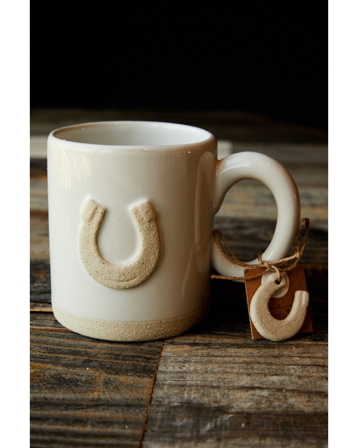 Mud Pie Farm Horseshoe Mug