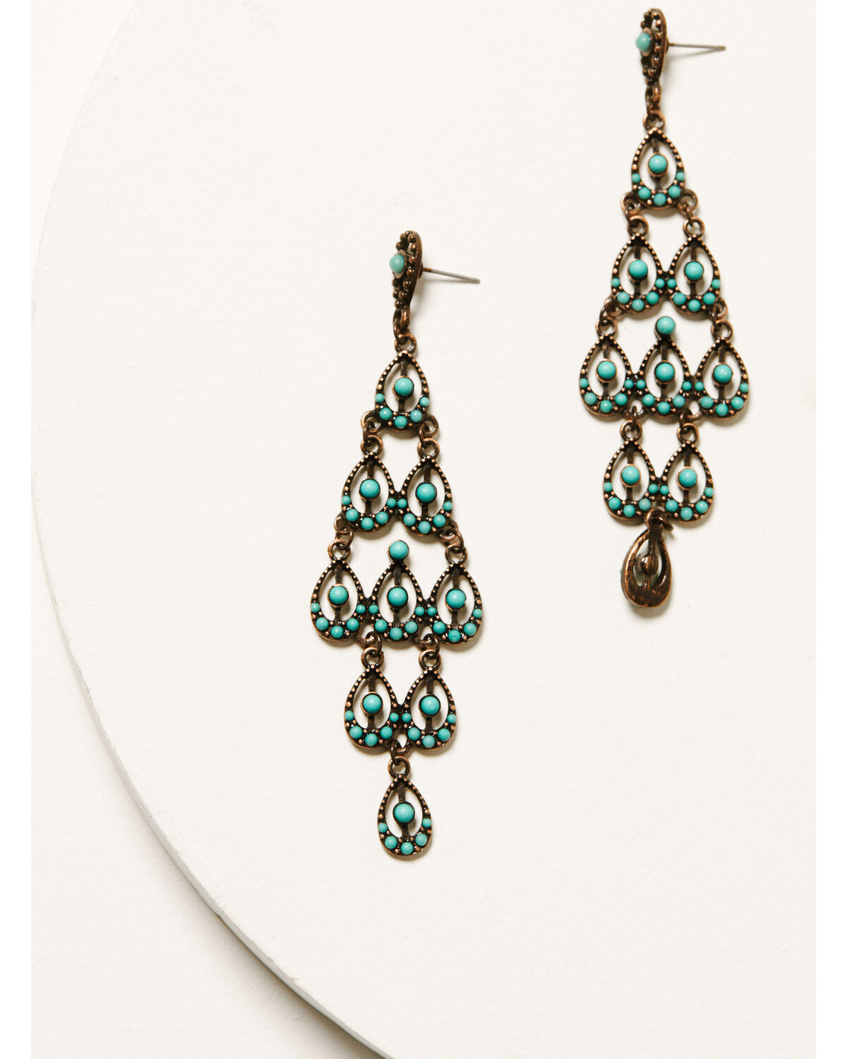 Women's Shyanne Mystic Skies Layered Chandelier Earrings