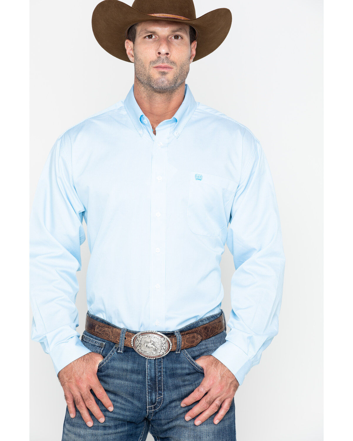 Men's Cinch Striped Print Shirt - Big & Tall