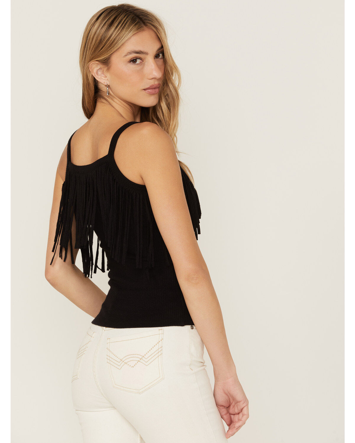 Women's Lane Idyllwind Levy Fringe Rib Tank