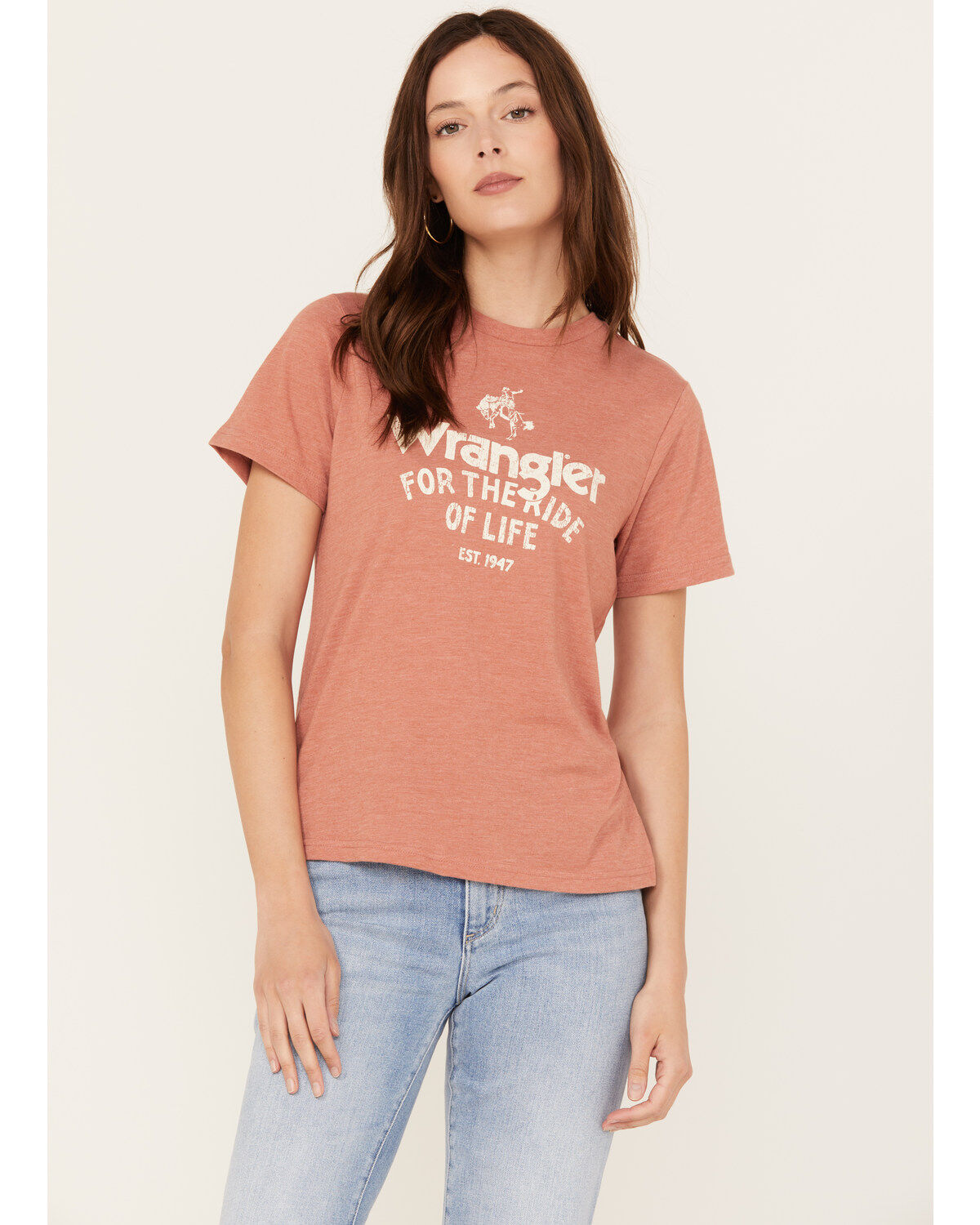 Women's Wrangler Boot Barn Exclusive For the Ride Short Sleeve Graphic