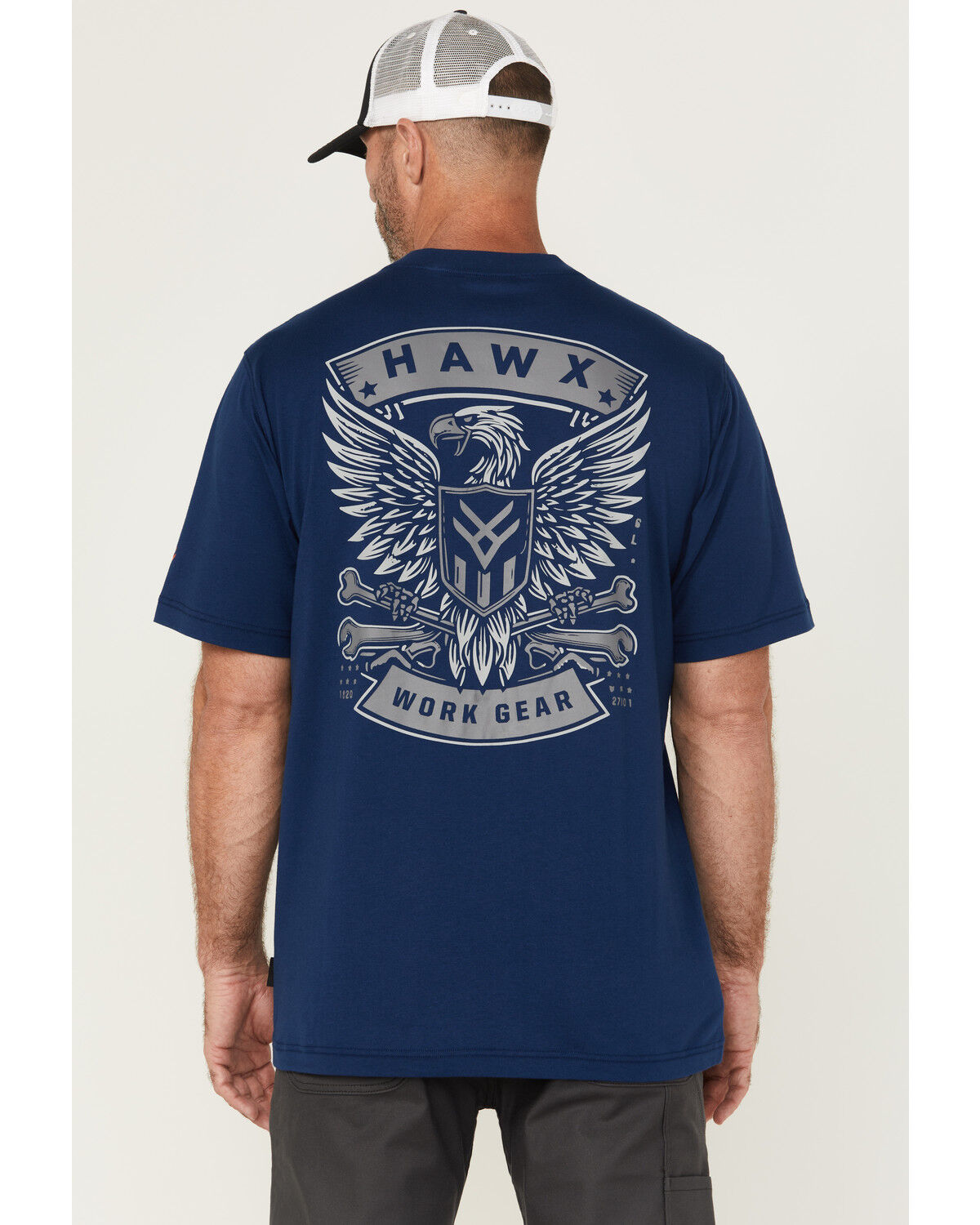 Men's Hawx Eagle Short Sleeve Graphic Work Shirt