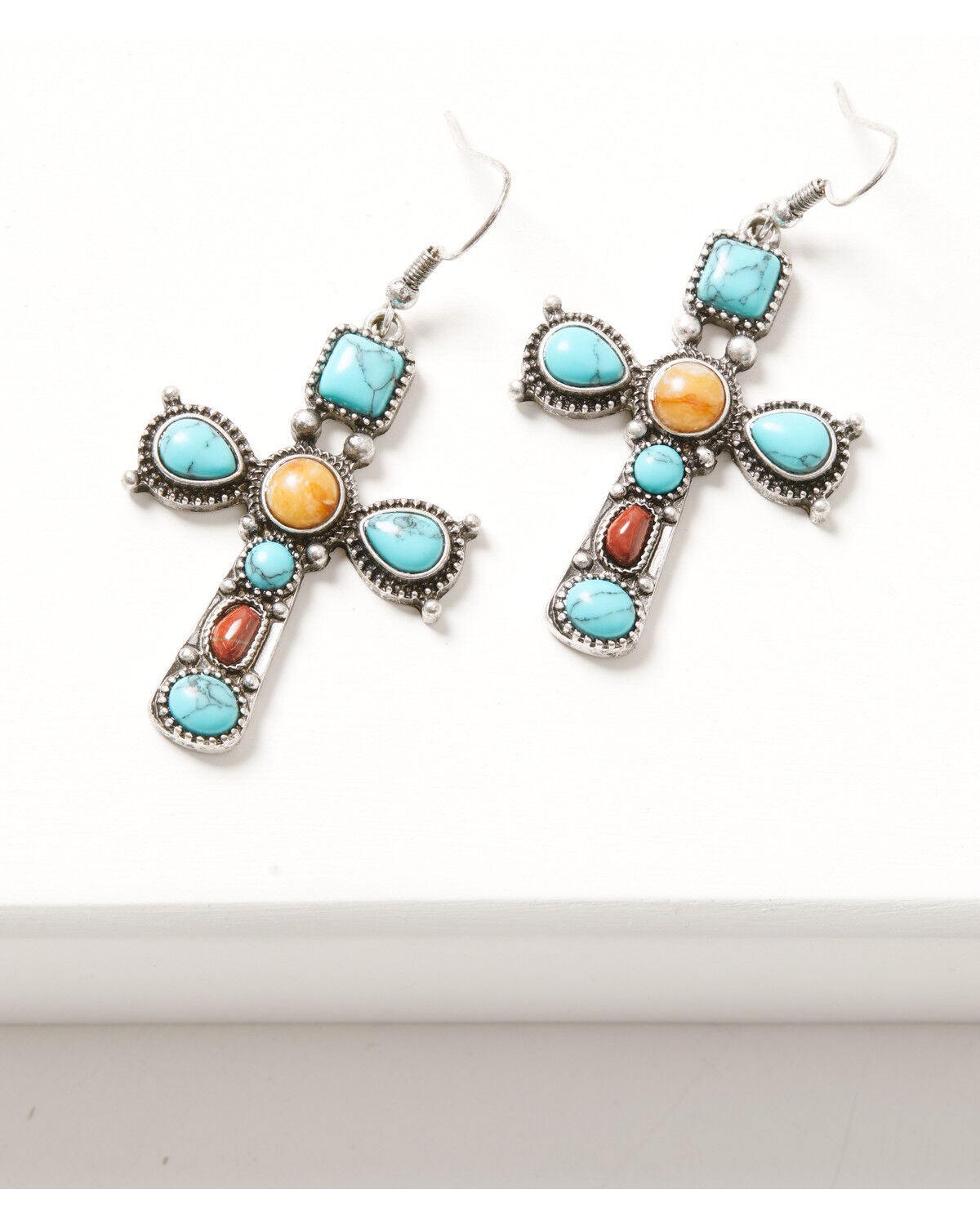 Women's Shyanne Retro Revival Cross Earrings