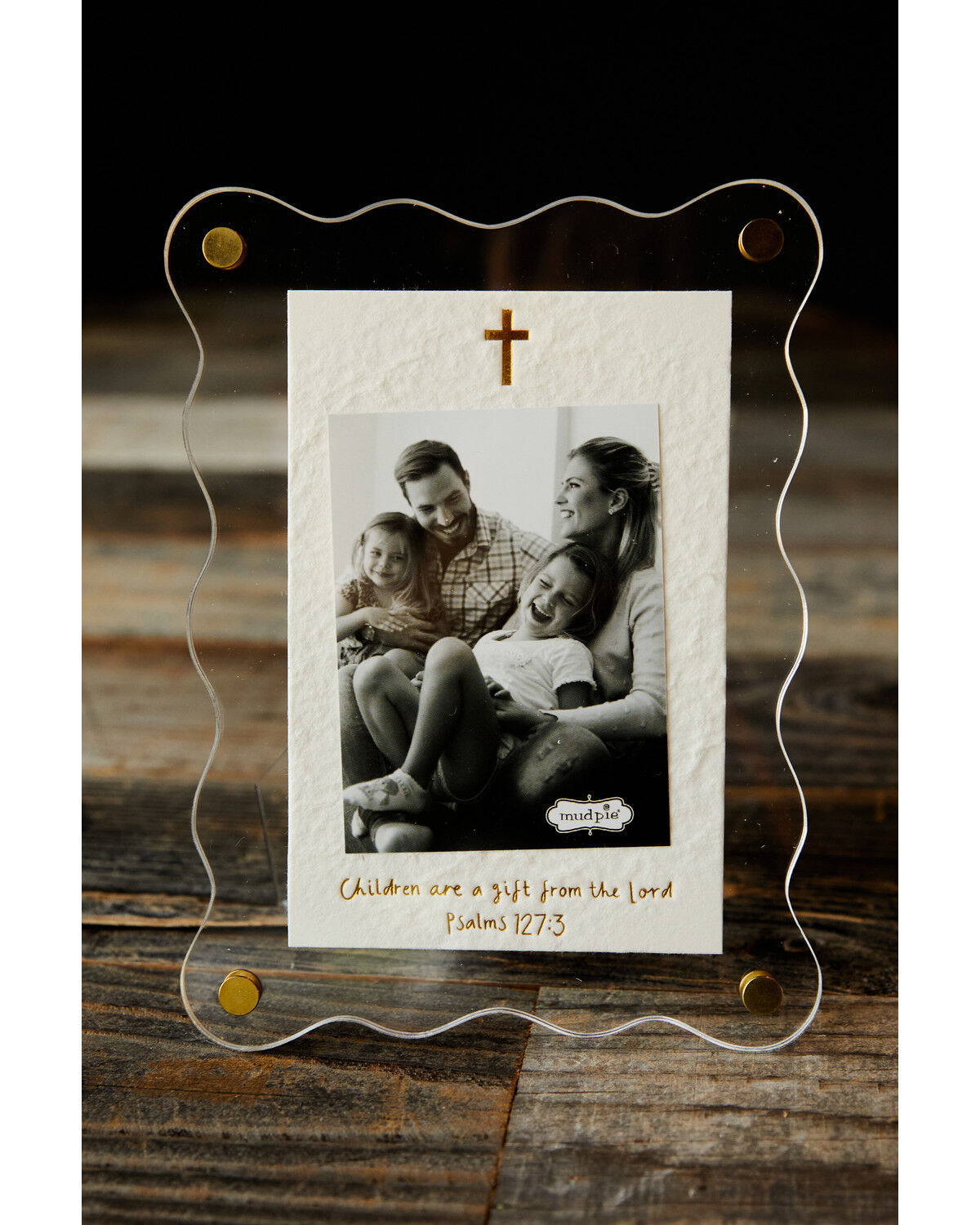 Mud Pie Acrylic Cross Frame