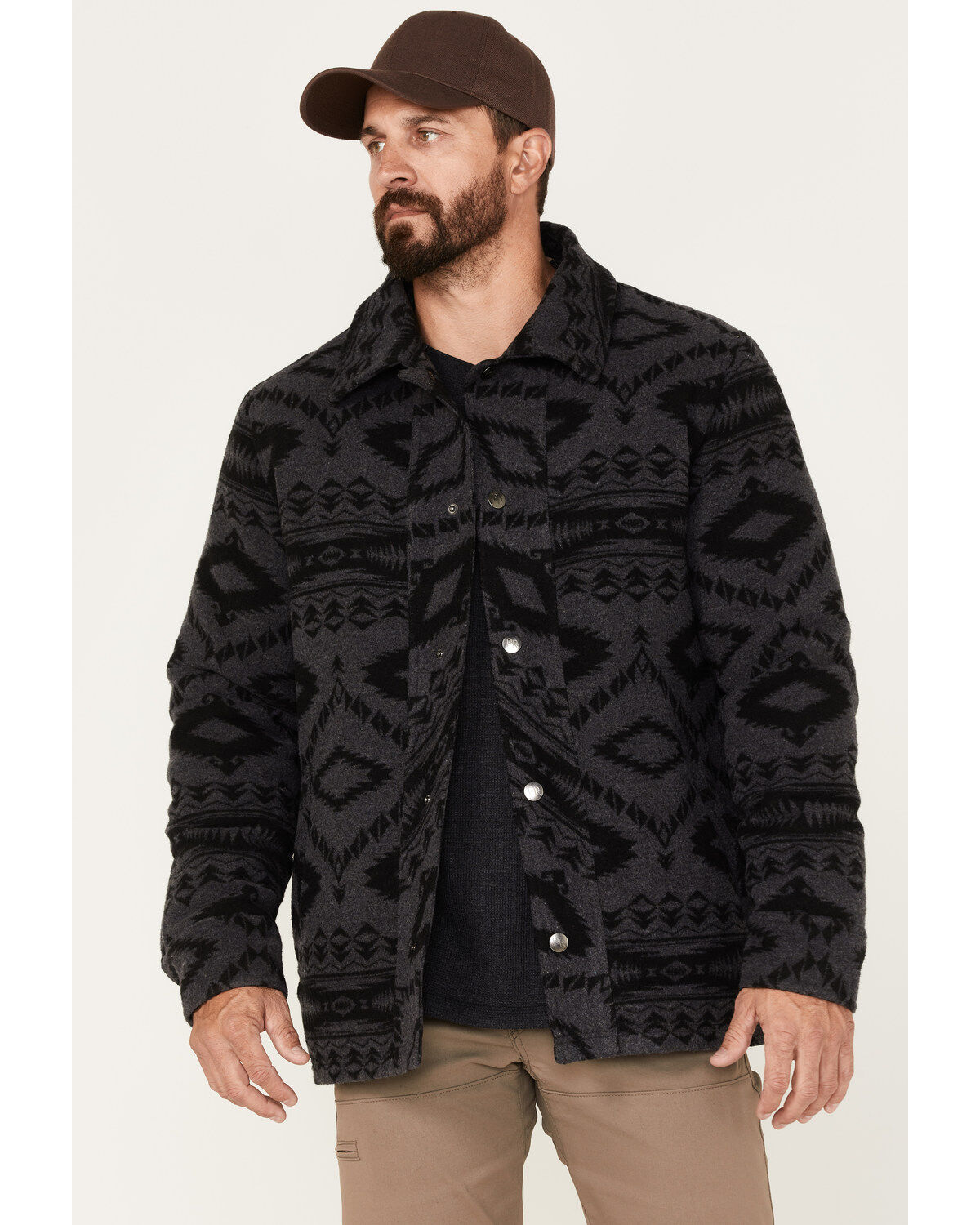 Men's Powder River Outfitters Border Commander Southwestern Print Full