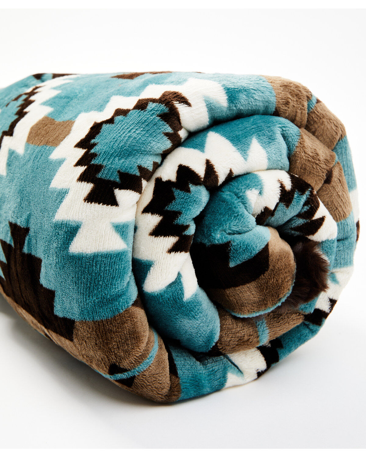 Boot Barn Ranch Southwestern Print Faux Fur Blanket