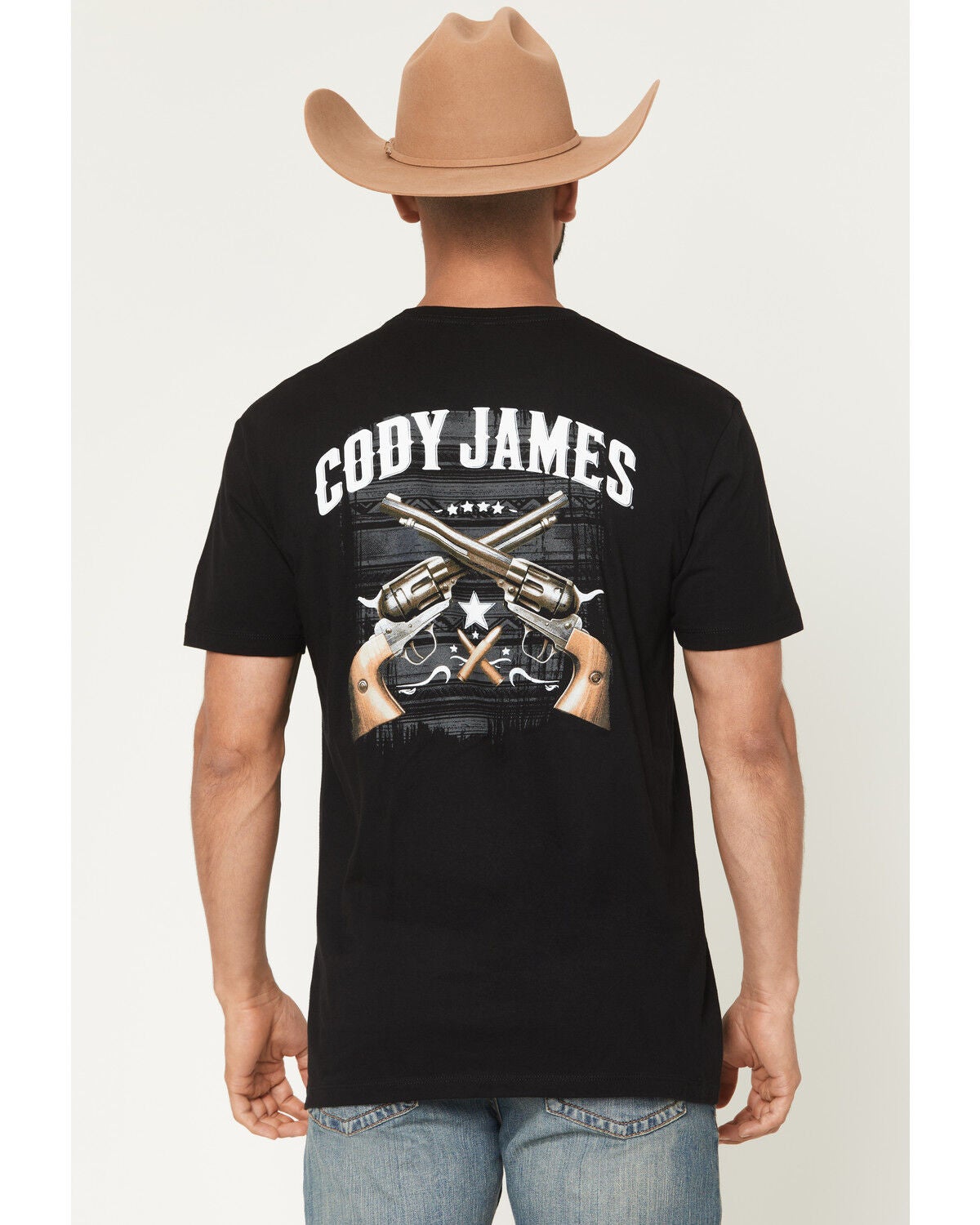 Men's Cody James Cross Guns Short Sleeve Graphic T-Shirt