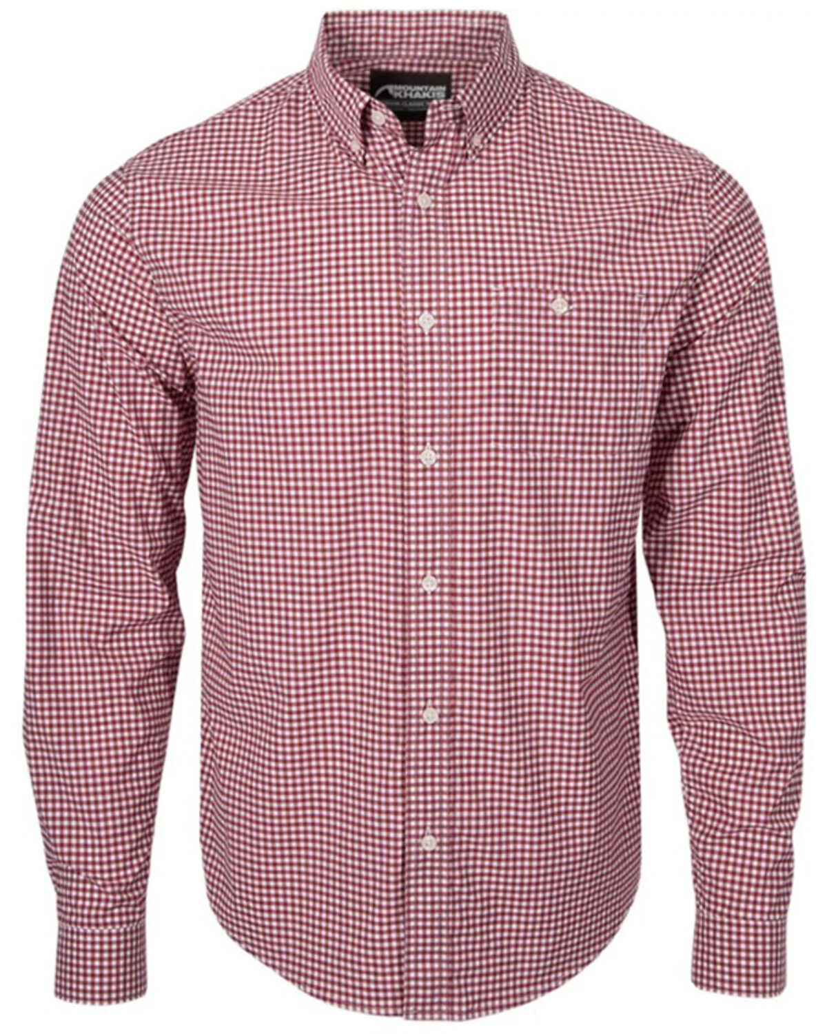 Men's Mountain Khakis Glacier Plaid Print Long Sleeve Button-Down Shir