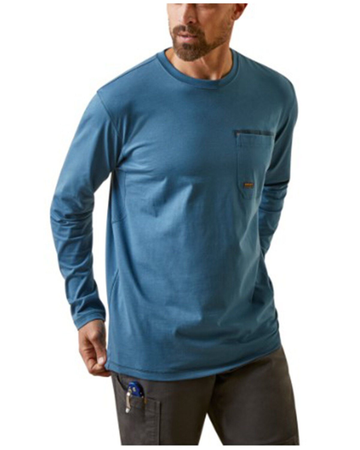 Men's Ariat Rebar Workman Blueprint Long Sleeve Graphic T-Shirt
