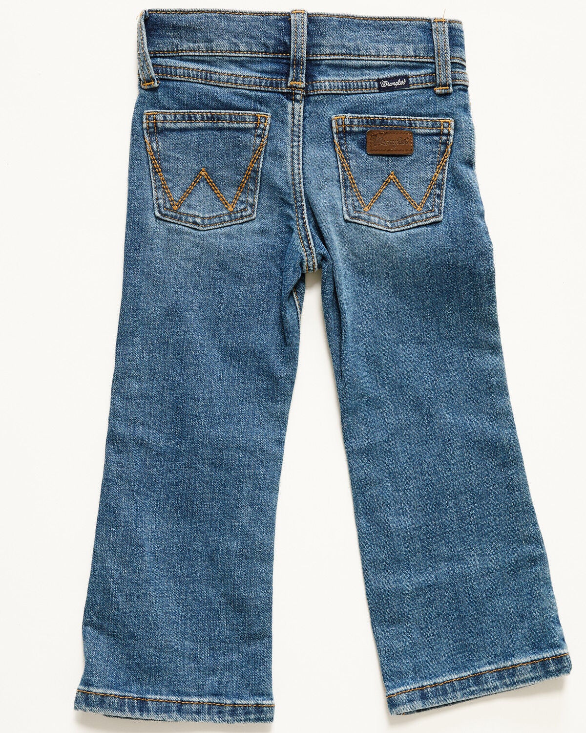 Wrangler Boys’ 4T Bootcut Jeans in Medium Wash – Toddler Country Boy Denim Pants with Classic Five Pockets