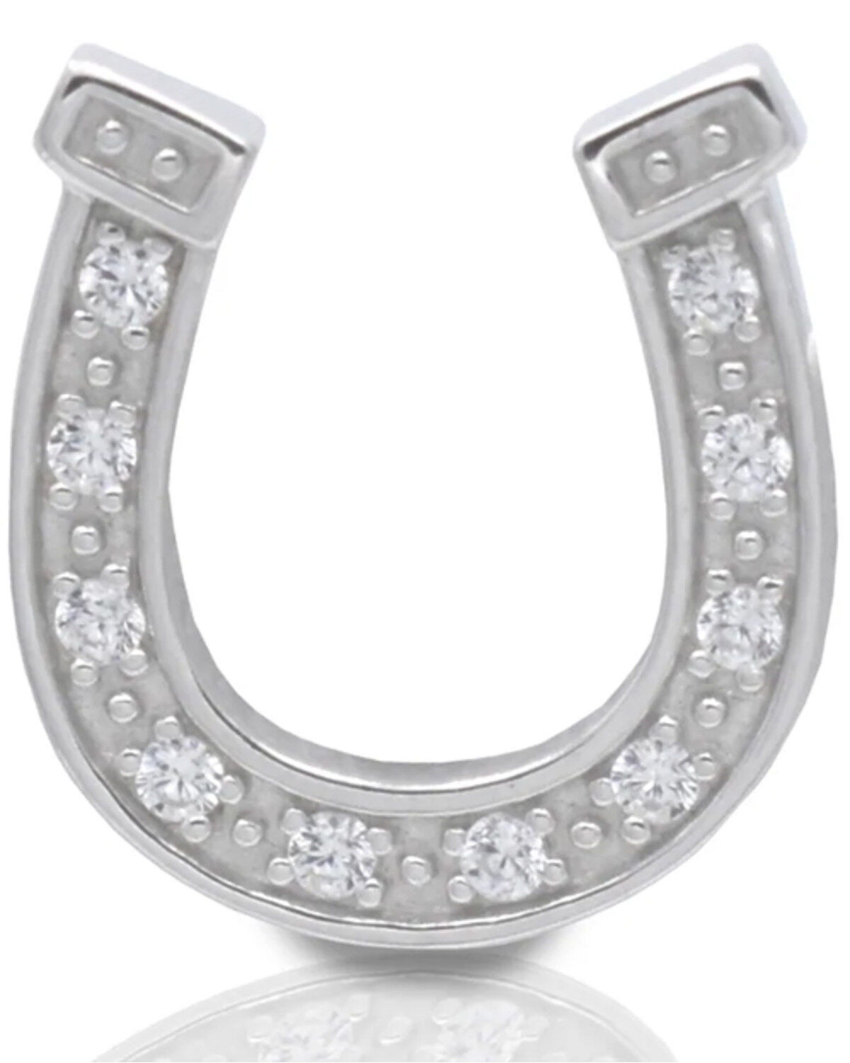 Men's Kelly Herd Silver Detailed Horseshoe Tie Tack