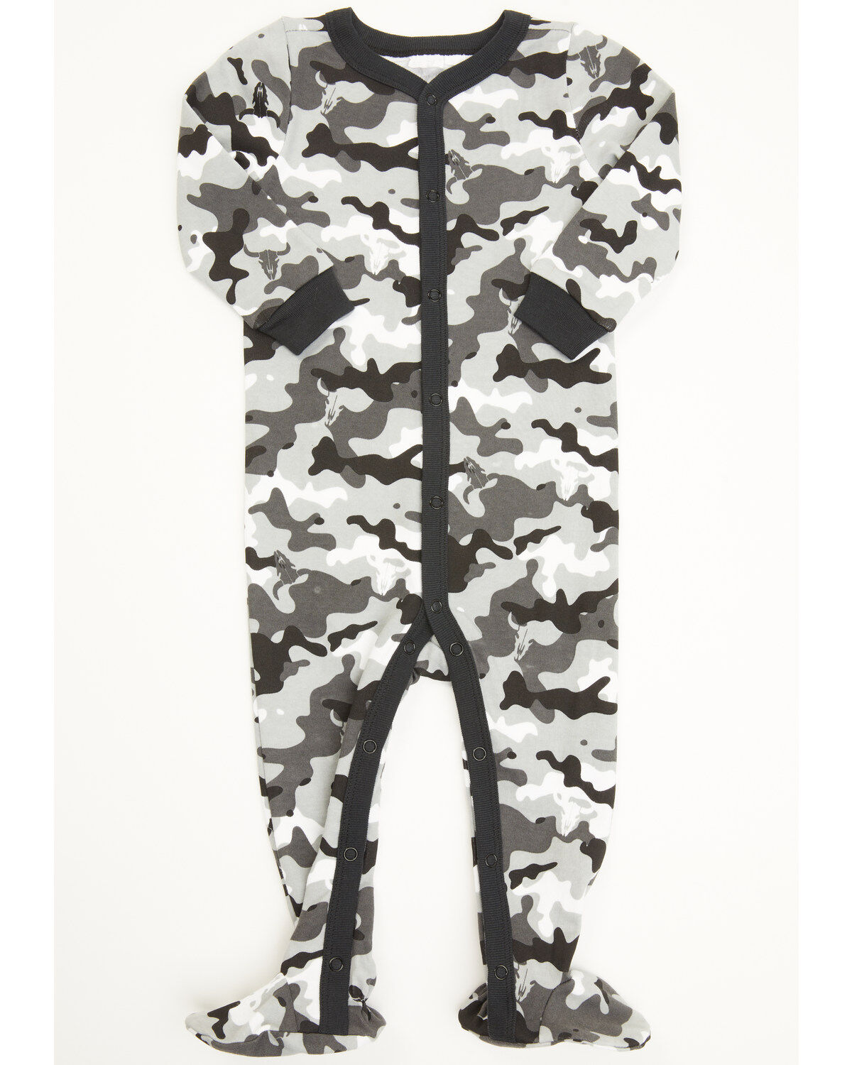 Boys' Cody James Infant Printed Jersey Steer Head & Camo Sleep Set