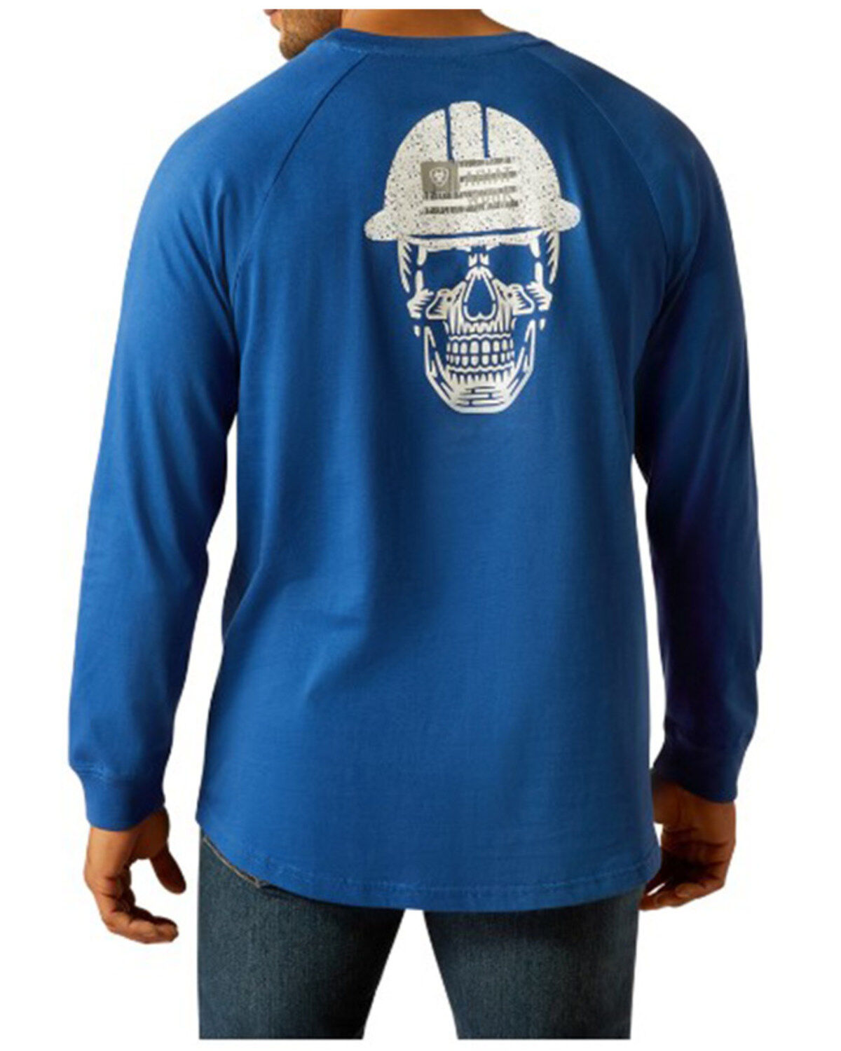 Men's Ariat Rebar Skull Long Sleeve Graphic T-Shirt