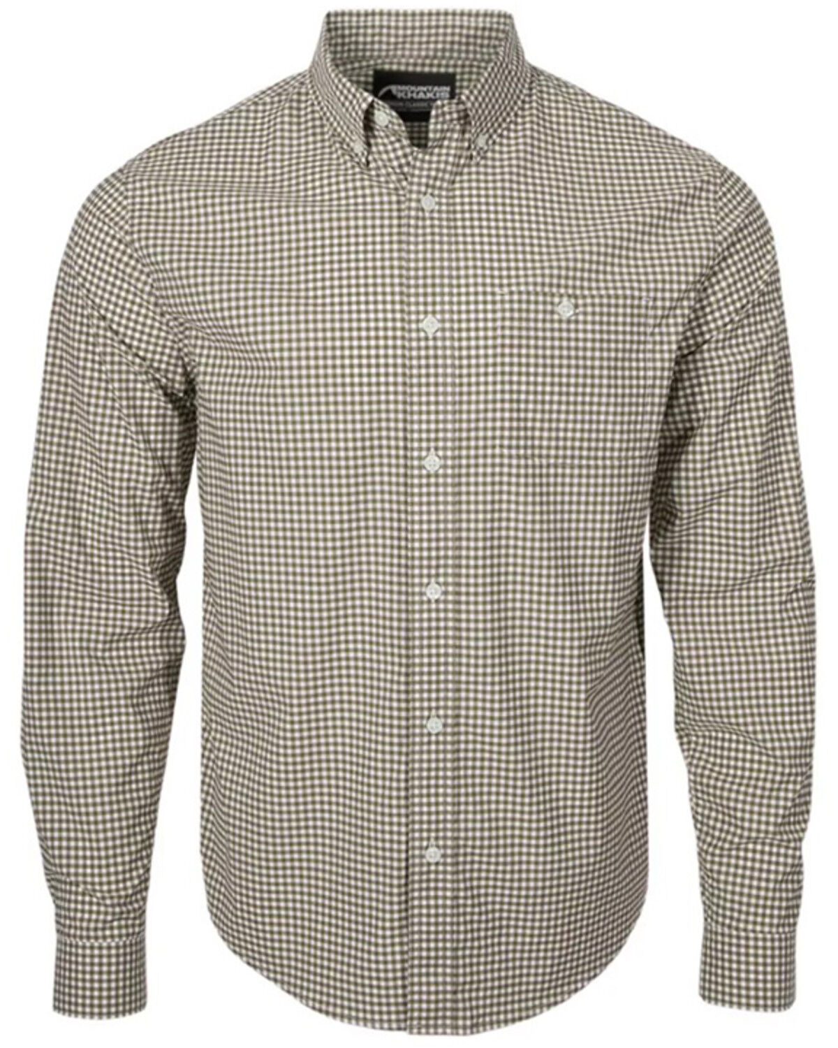 Men's Mountain Khakis Glacier Plaid Print Long Sleeve Button-Down Shir