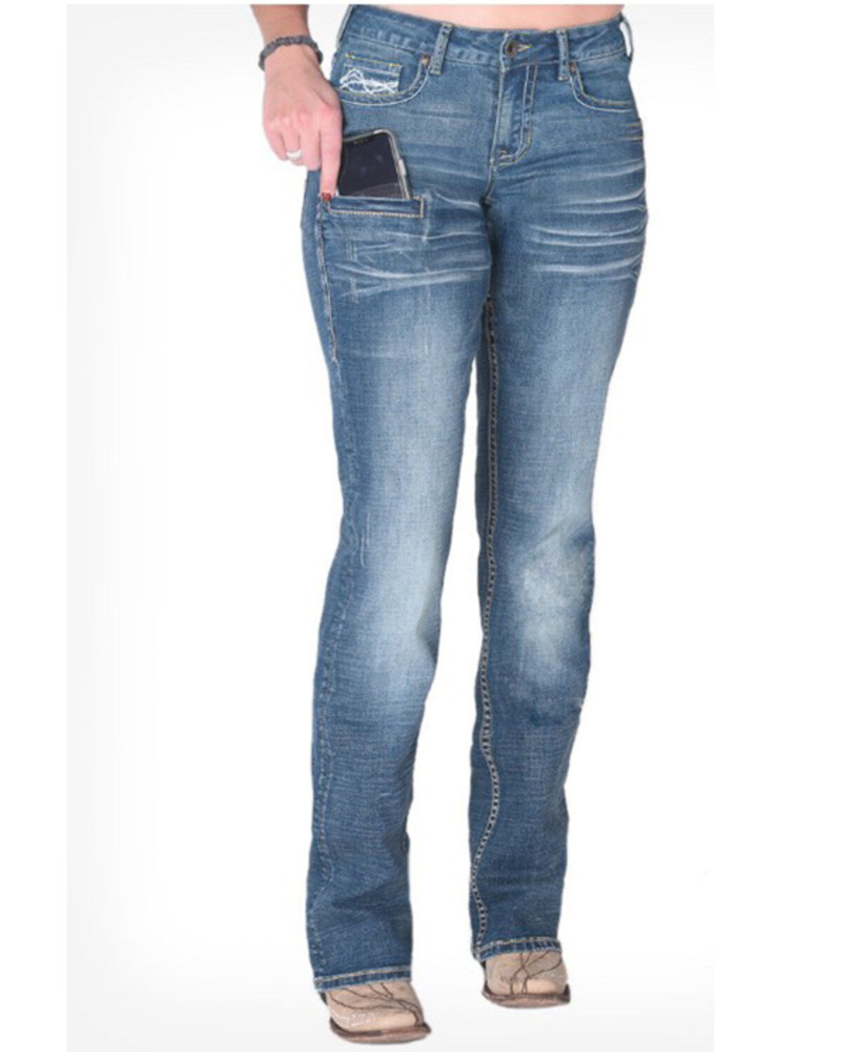 Women's Cowgirl Tuff DFMI Sport Bootcut Jeans