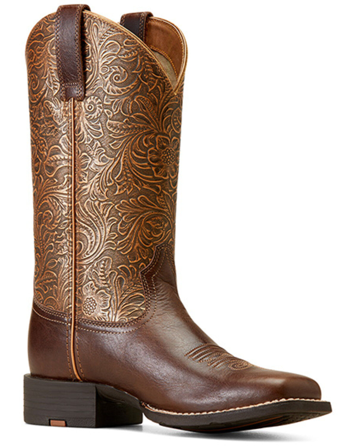 Women's Ariat Round Up Performance Western Boots - Broad Square Toe