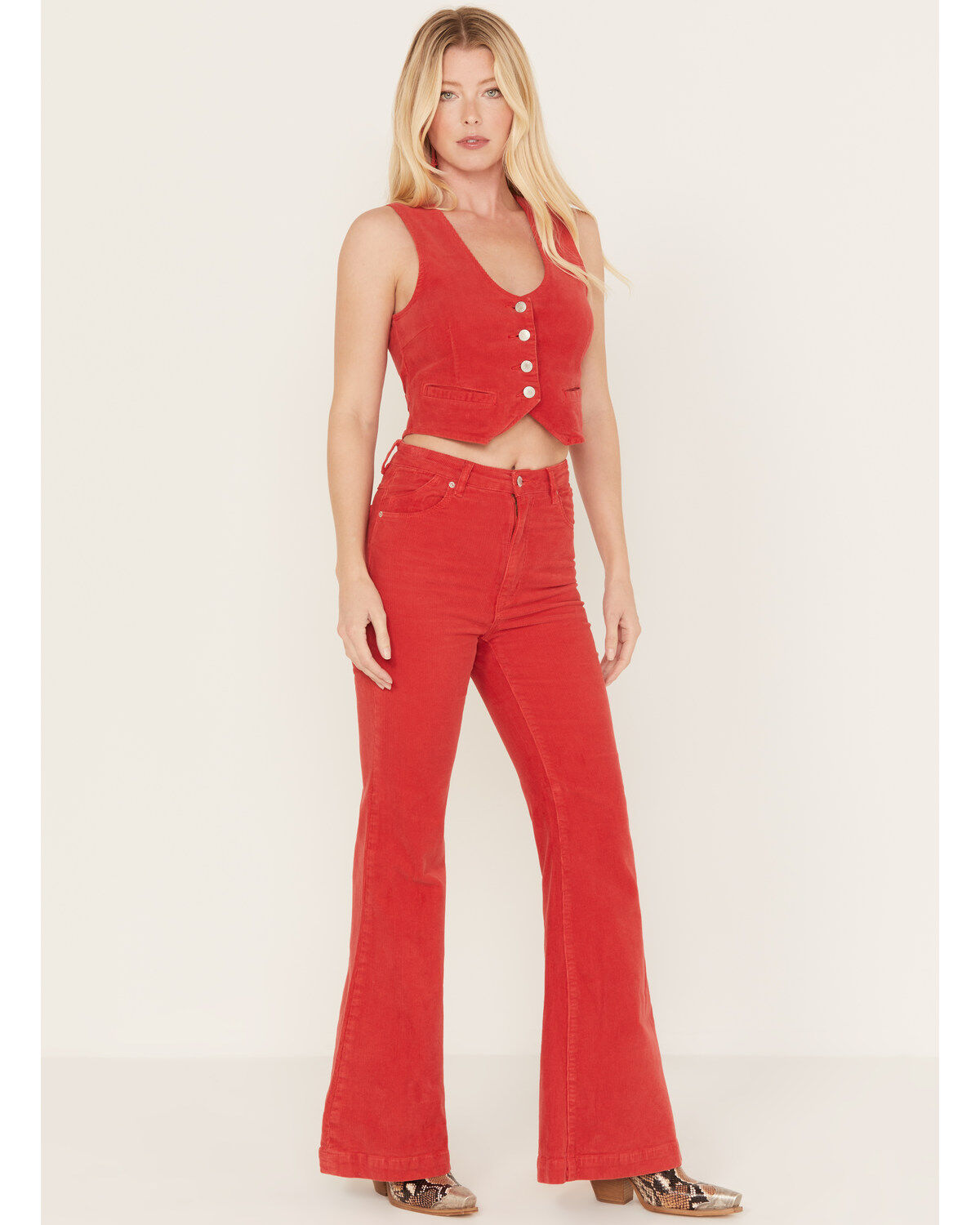 Women's Rolla's East Coast High Rise Corduroy Flare Pants