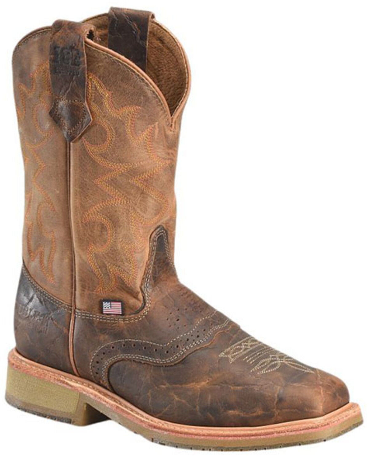 Men's Double H Baker Pull-On Work Boots - Steel Toe