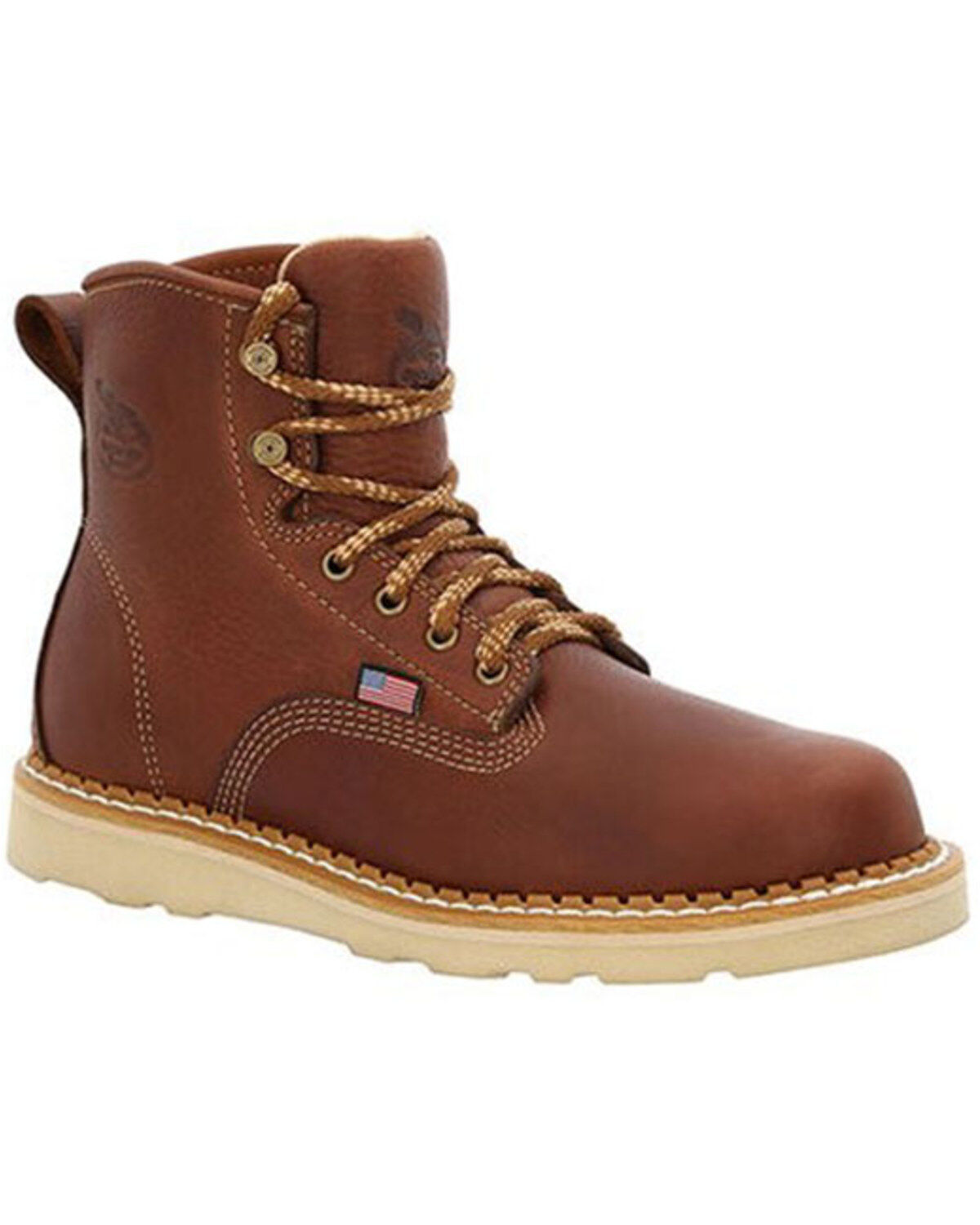 Men's Georgia Boot USA Wedge Work Boots - Soft Toe